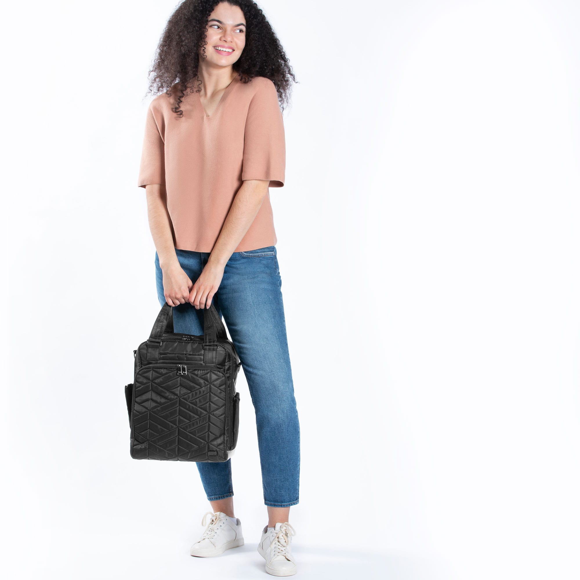 Ranger XL Overnight Tote Bag - MIDNIGHT BLACK - RangerXL_Black_Model