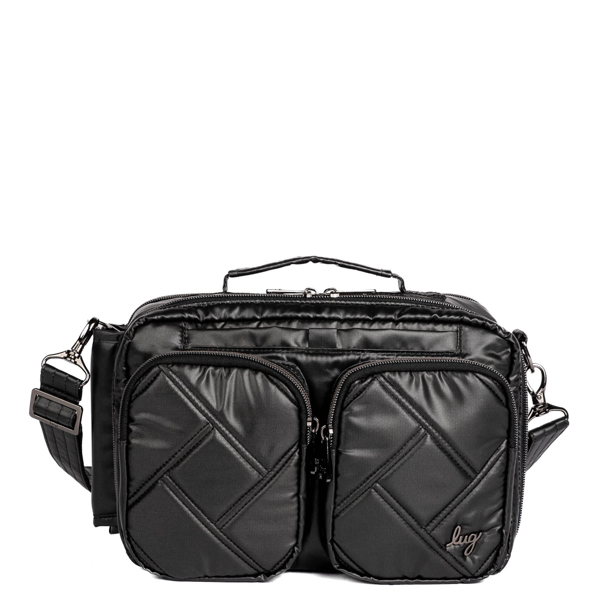 Rider Crossbody Bag - METALLIC BLACK - Rider_MetallicBlack_01
