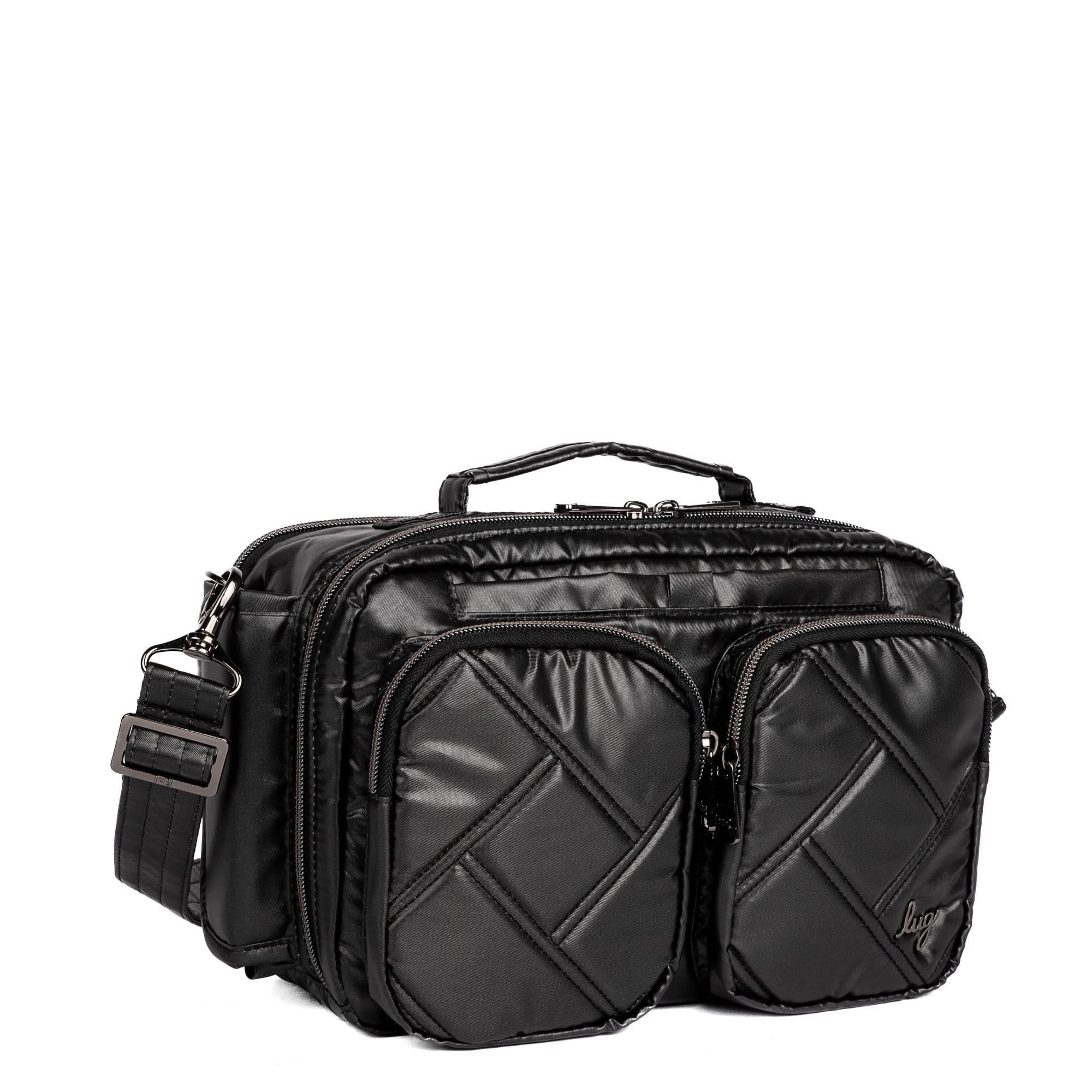 Rider Crossbody Bag - METALLIC BLACK - Rider_MetallicBlack_02