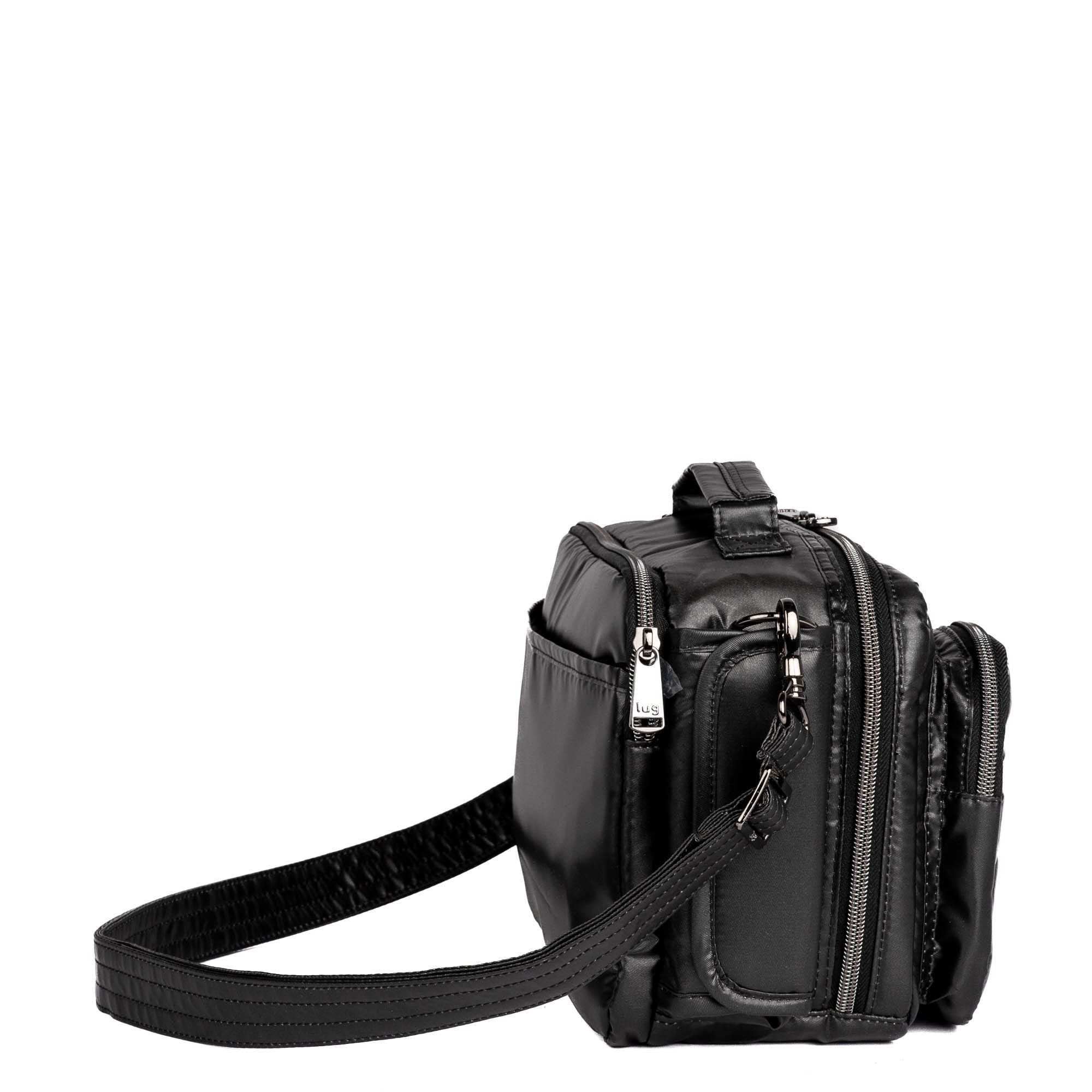 Rider Crossbody Bag - METALLIC BLACK - Rider_MetallicBlack_03