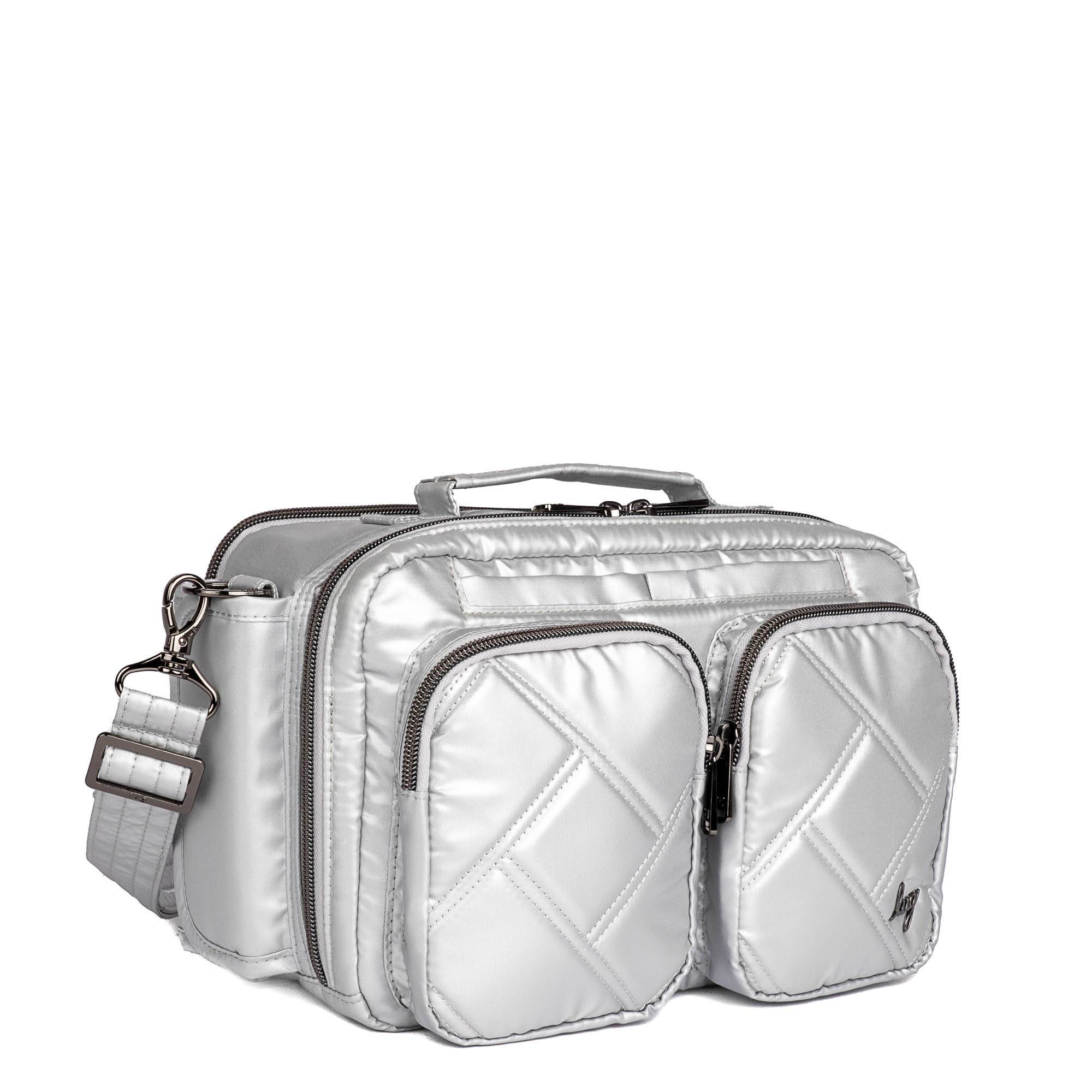Rider Crossbody Bag - METALLIC SILVER - Rider_MetallicSilver_02