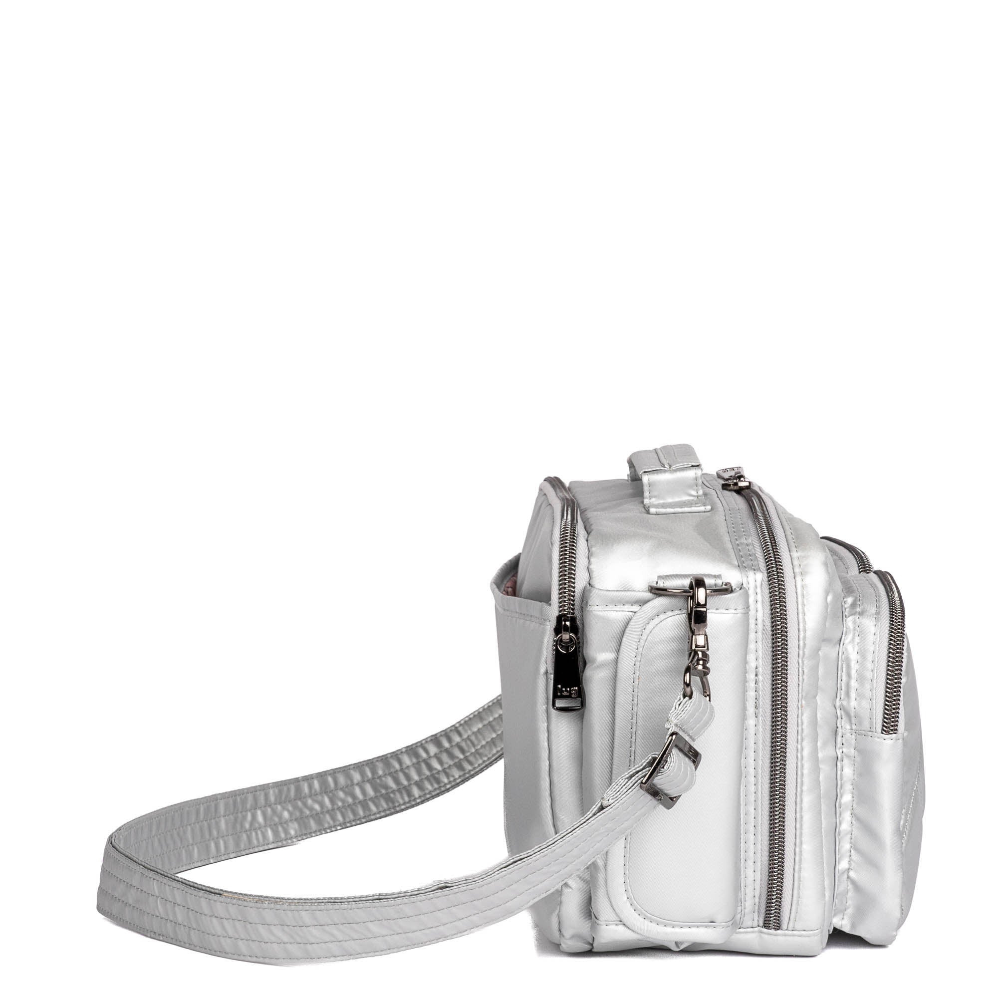 Rider Crossbody Bag - METALLIC SILVER - Rider_MetallicSilver_03