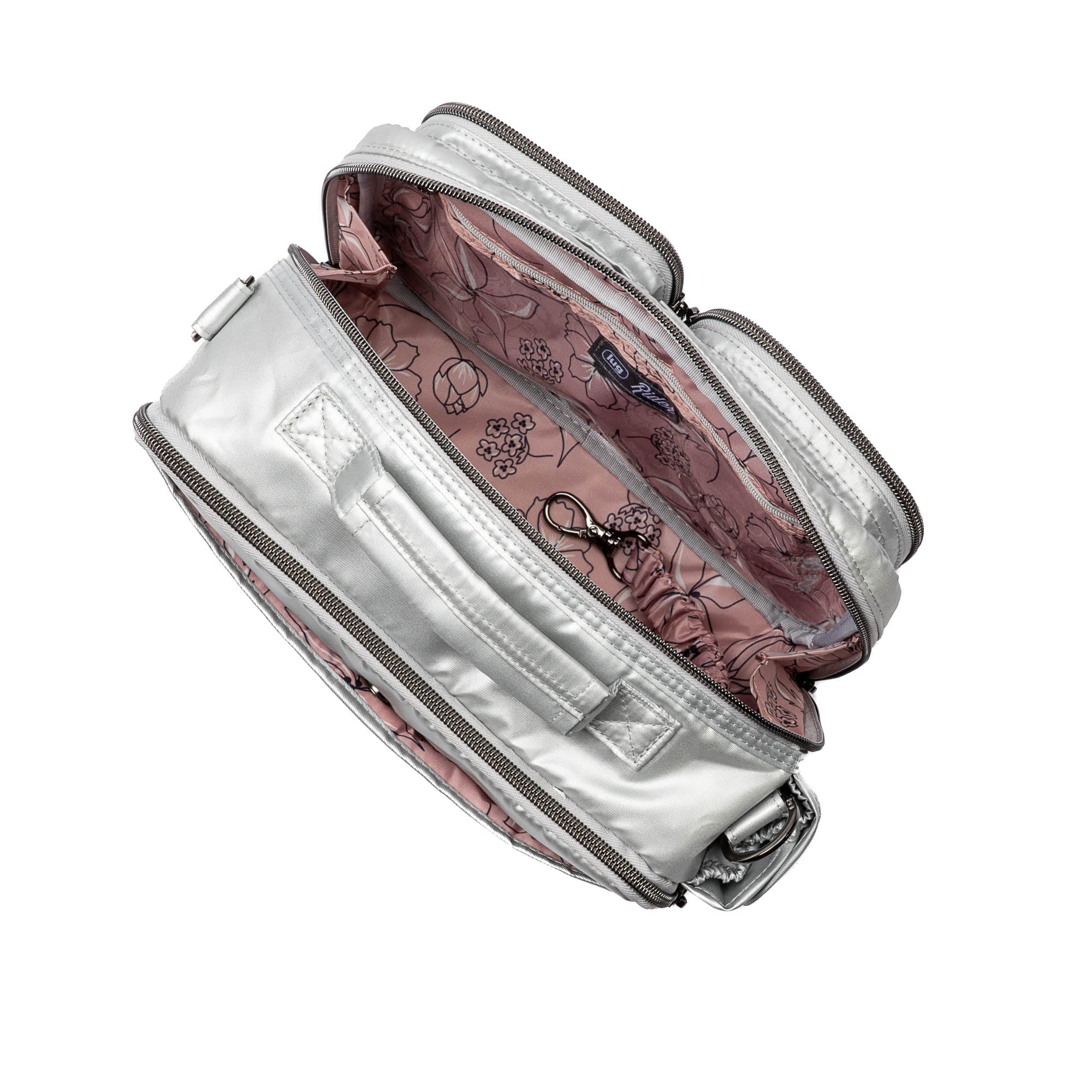 Rider Crossbody Bag - METALLIC SILVER - Rider_MetallicSilver_05