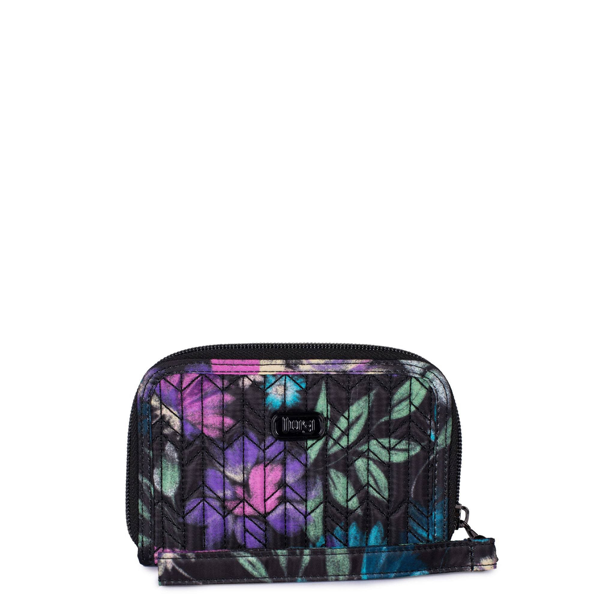 Rodeo Compact RFID Wallet - BLOOM BLACK - Rodeo_BloomBlack_01