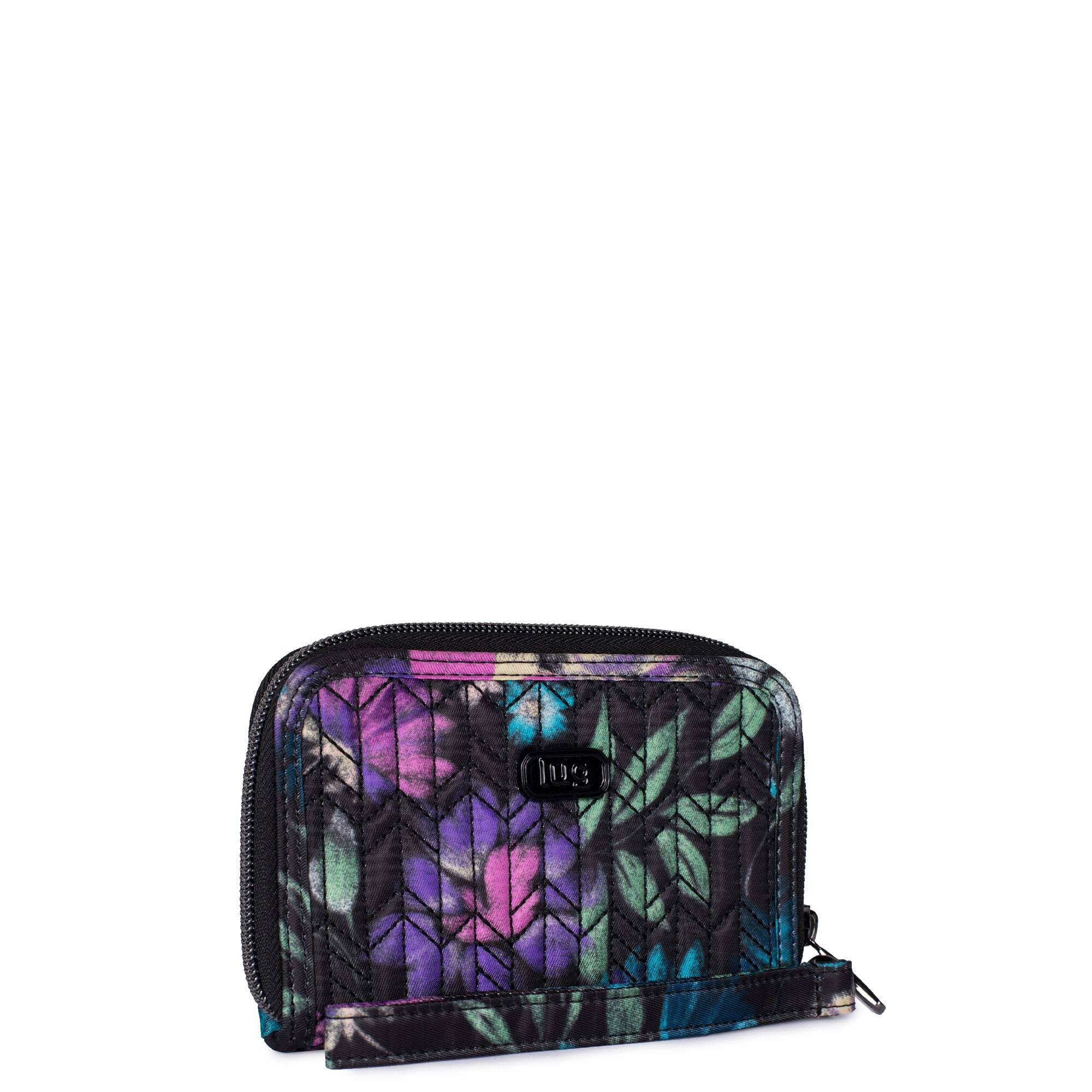 Rodeo Compact RFID Wallet - BLOOM BLACK - Rodeo_BloomBlack_02