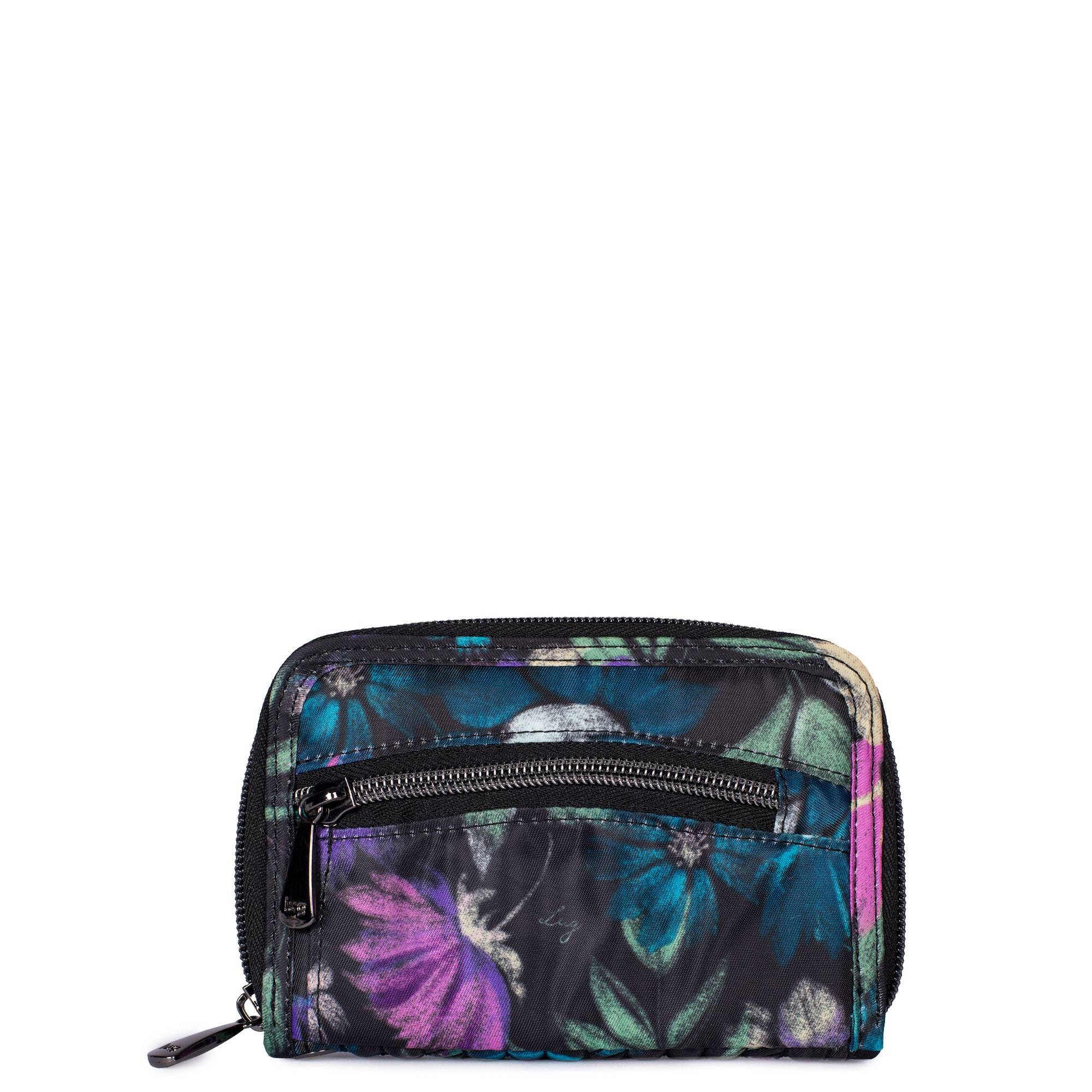 Rodeo Compact RFID Wallet - BLOOM BLACK - Rodeo_BloomBlack_04