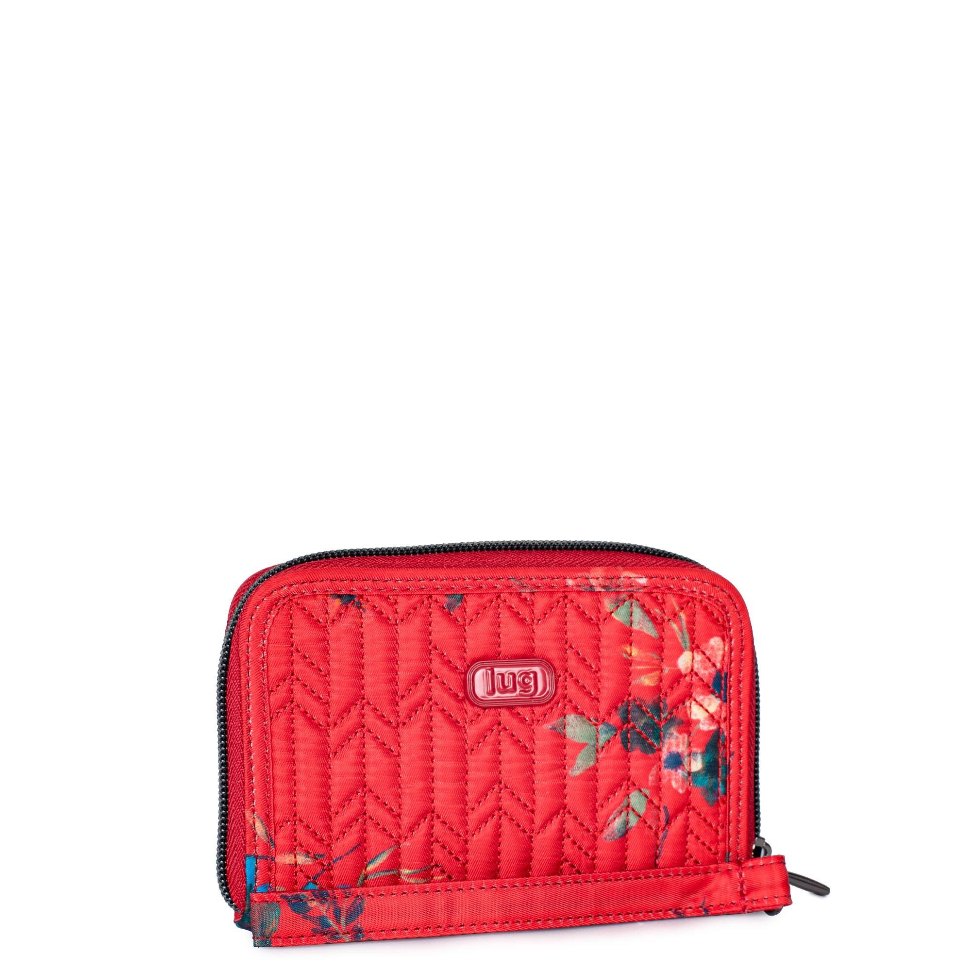 Rodeo Compact RFID Wallet - BOUQUET RED - Rodeo_BouquetRed_02