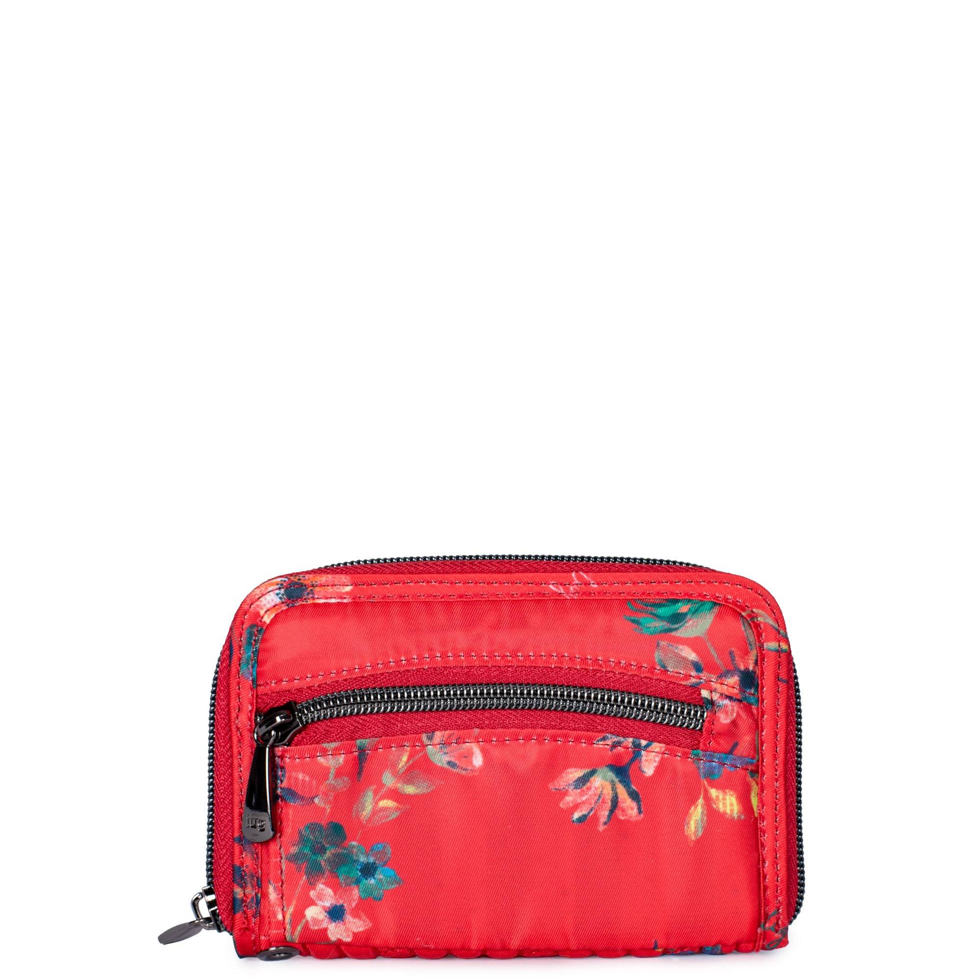 Rodeo Compact RFID Wallet - BOUQUET RED - Rodeo_BouquetRed_04