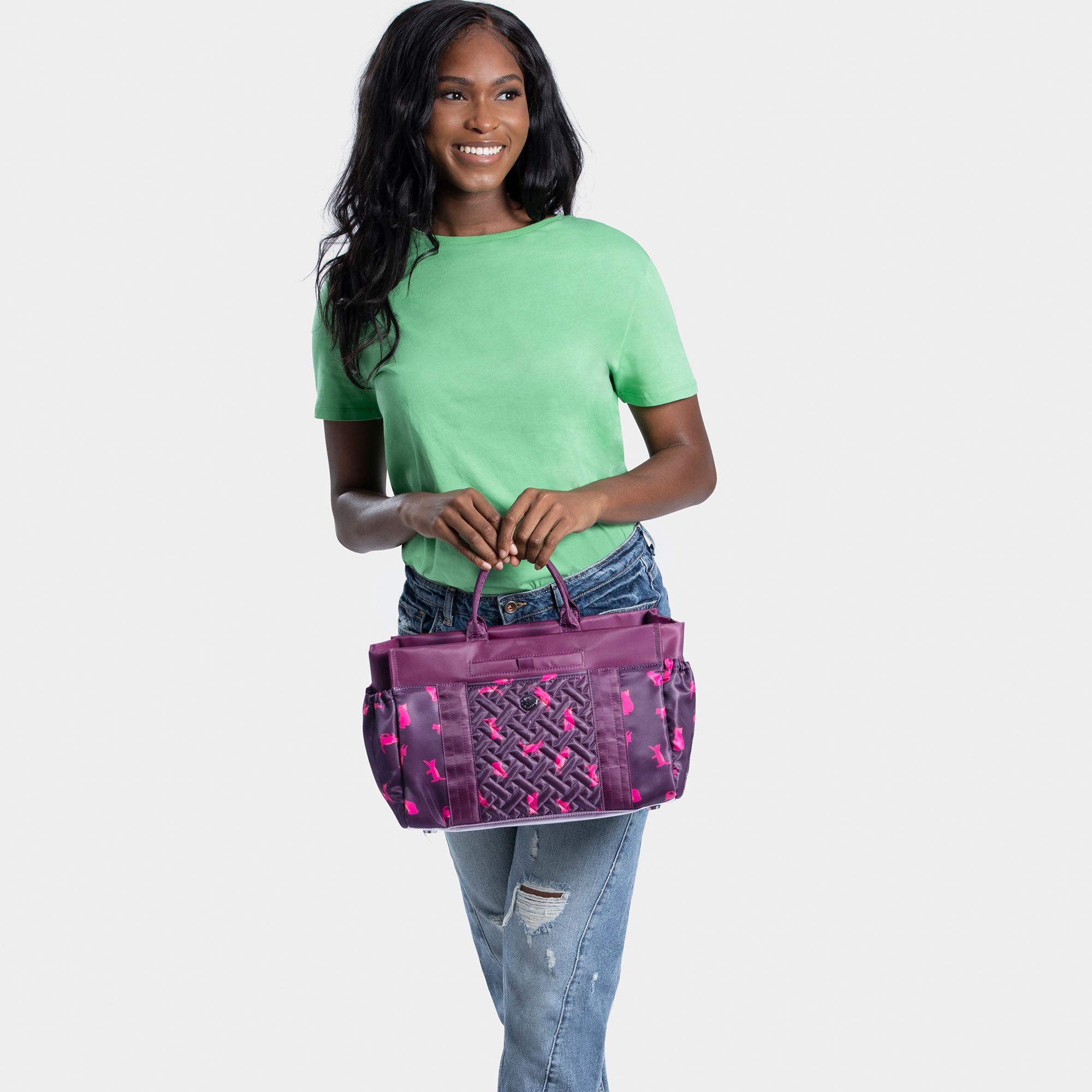 Romper 2 Tote - - Romper-2_Cat-Orchid_Model_01_97eeb2b1-bac5-44a9-922f-6f51bea3270b