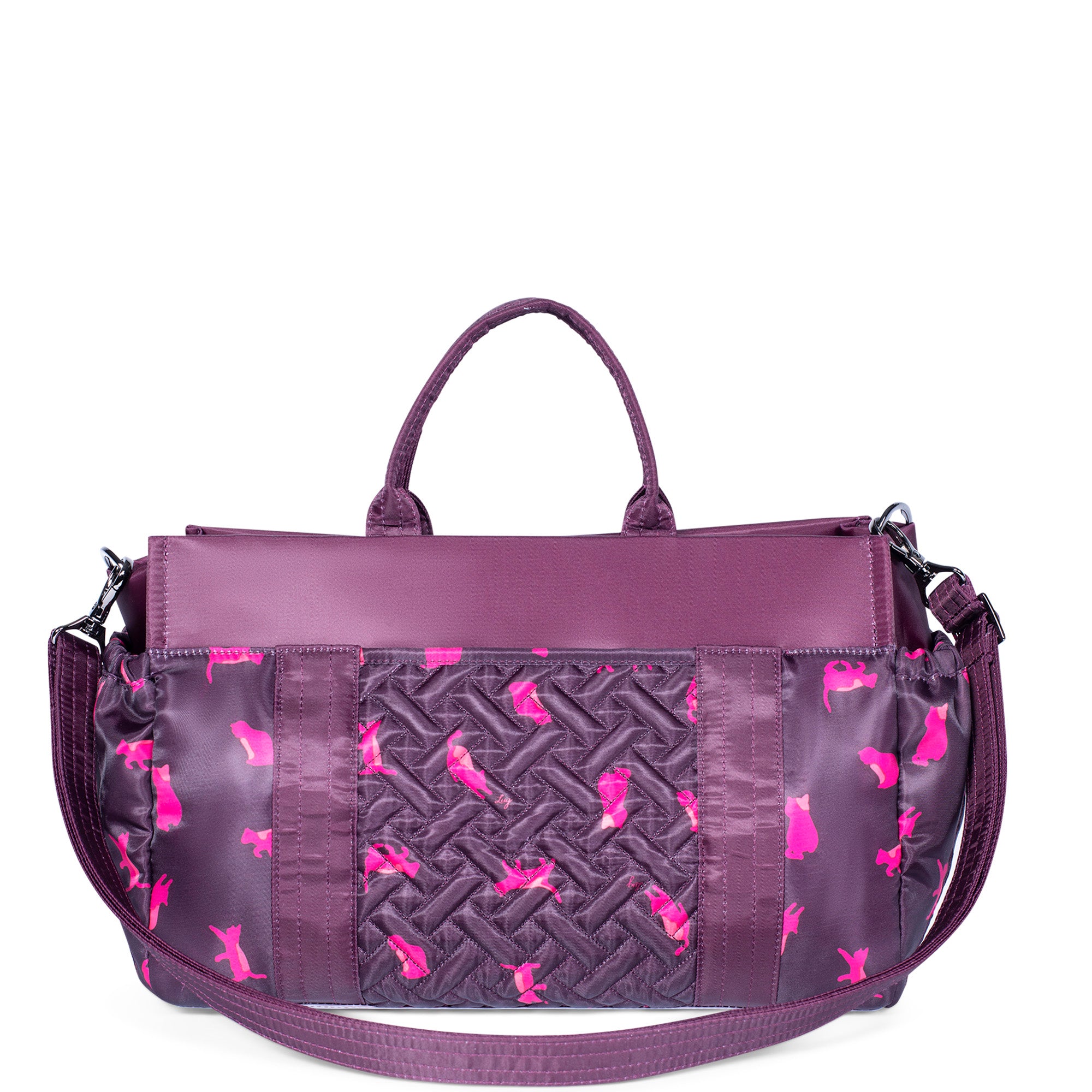 Romper 2 Tote - CATS ORCHID - Romper2_CatOrchid_04
