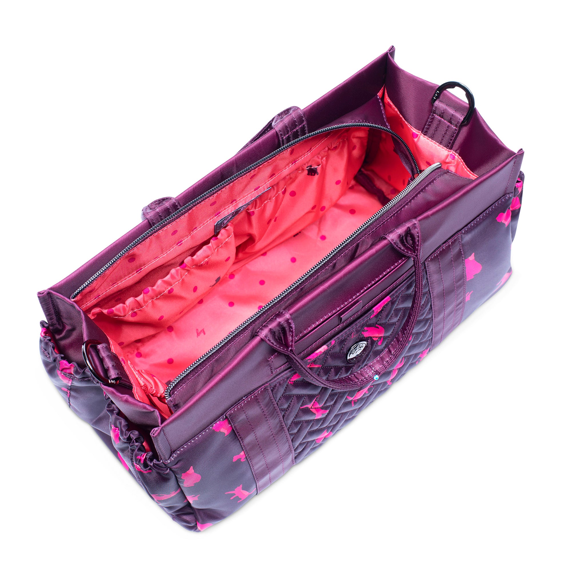 Romper 2 Tote - CATS ORCHID - Romper2_CatOrchid_05