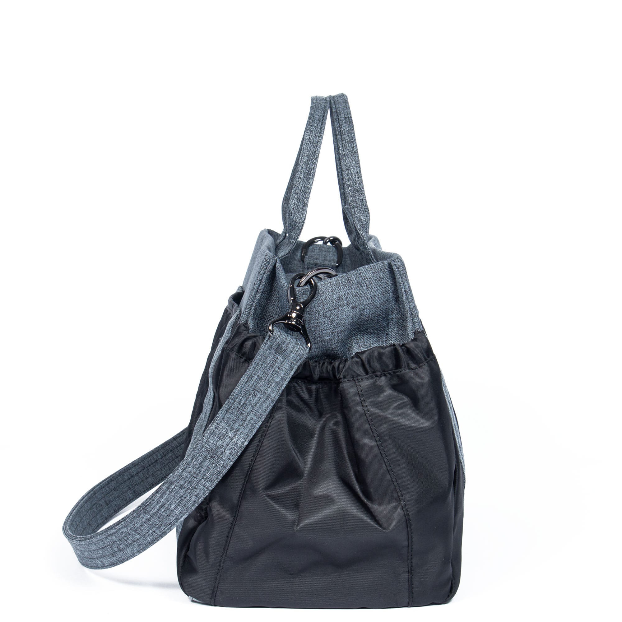 Romper 2 Tote - BLACK - Romper_HeatherGrey_03