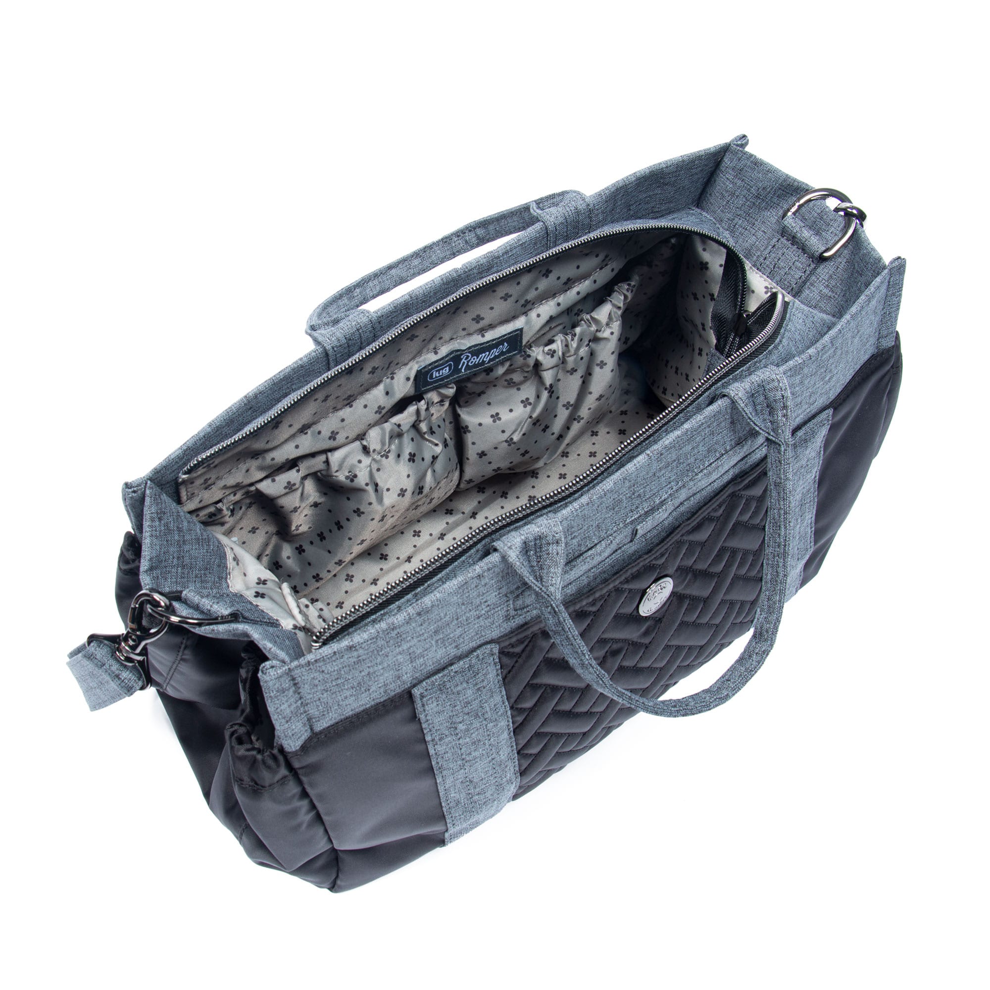 Romper 2 Tote - BLACK - Romper_HeatherGrey_05