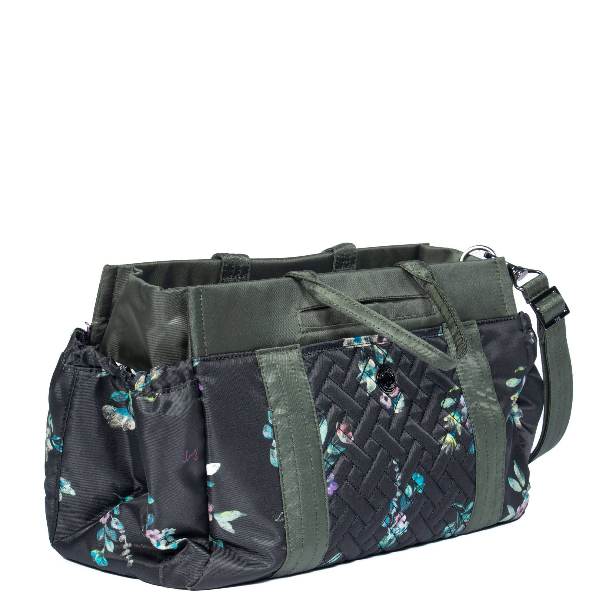 Romper 2 Tote - BOUQUET BLACK - Romper_OliveGreen_02