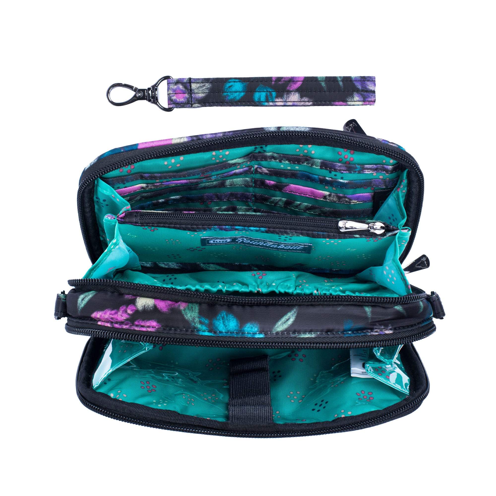 Roundabout 2 Convertible Wallet Crossbody - BLOOM BLACK - Roundabout2_BloomBlack_05_af1ad63b-726c-4665-9548-4c83cdfeb91c