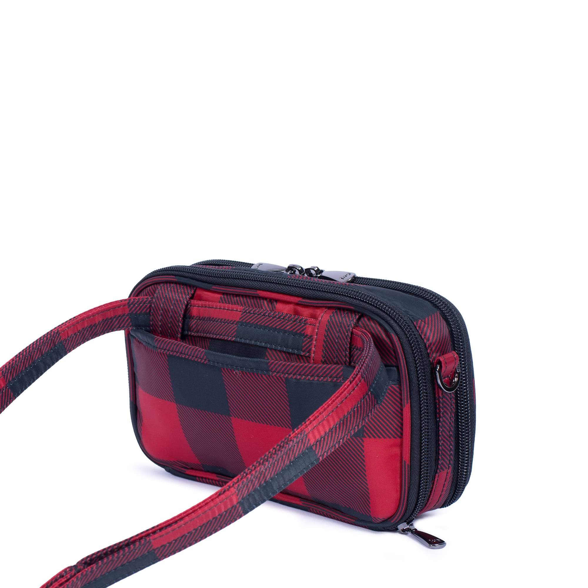 Roundabout 2 Convertible Wallet Crossbody - BUFFALO CHECK RED - Roundabout2_BuffaloCheckRed_04