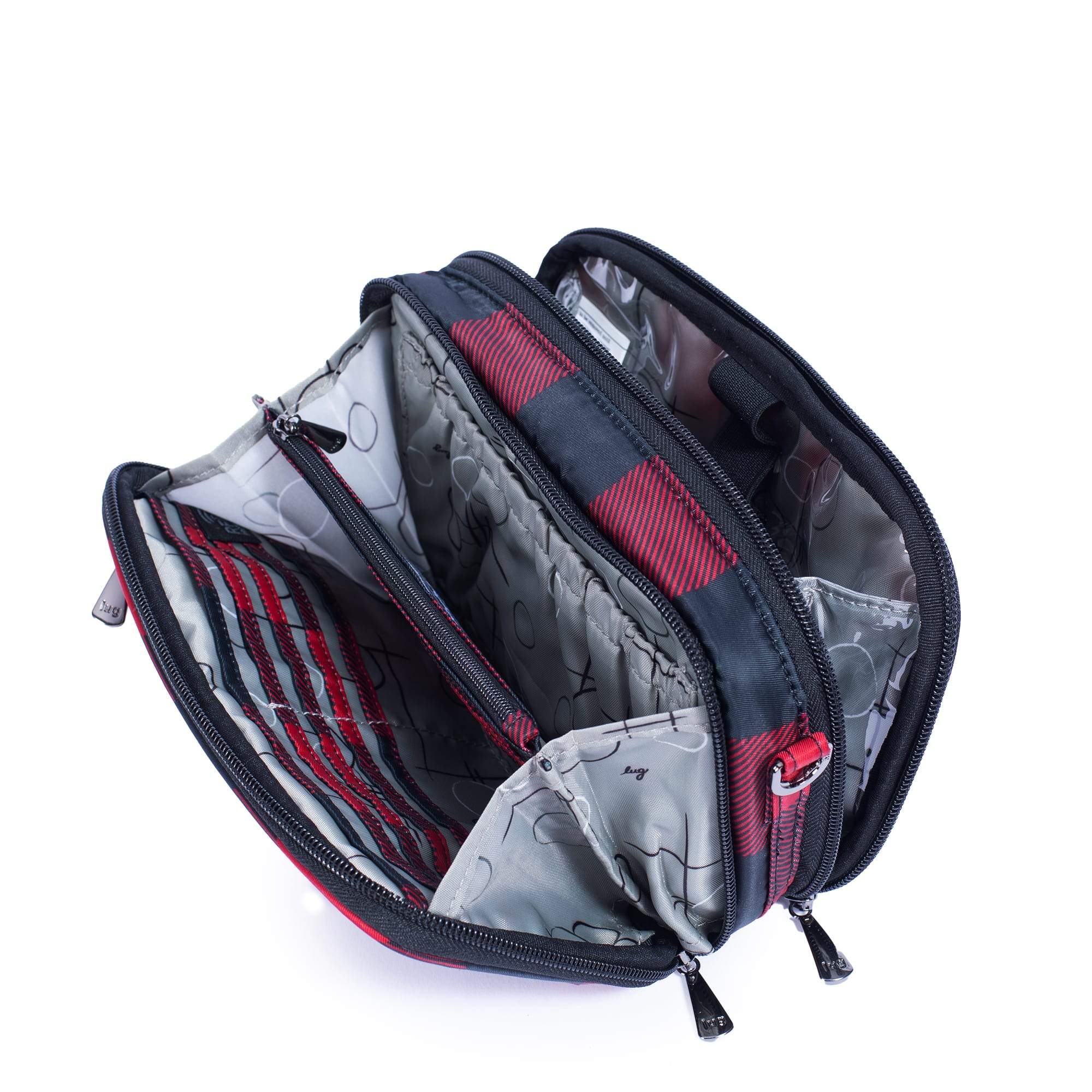 Roundabout 2 Convertible Wallet Crossbody - BUFFALO CHECK RED - Roundabout2_BuffaloCheckRed_05