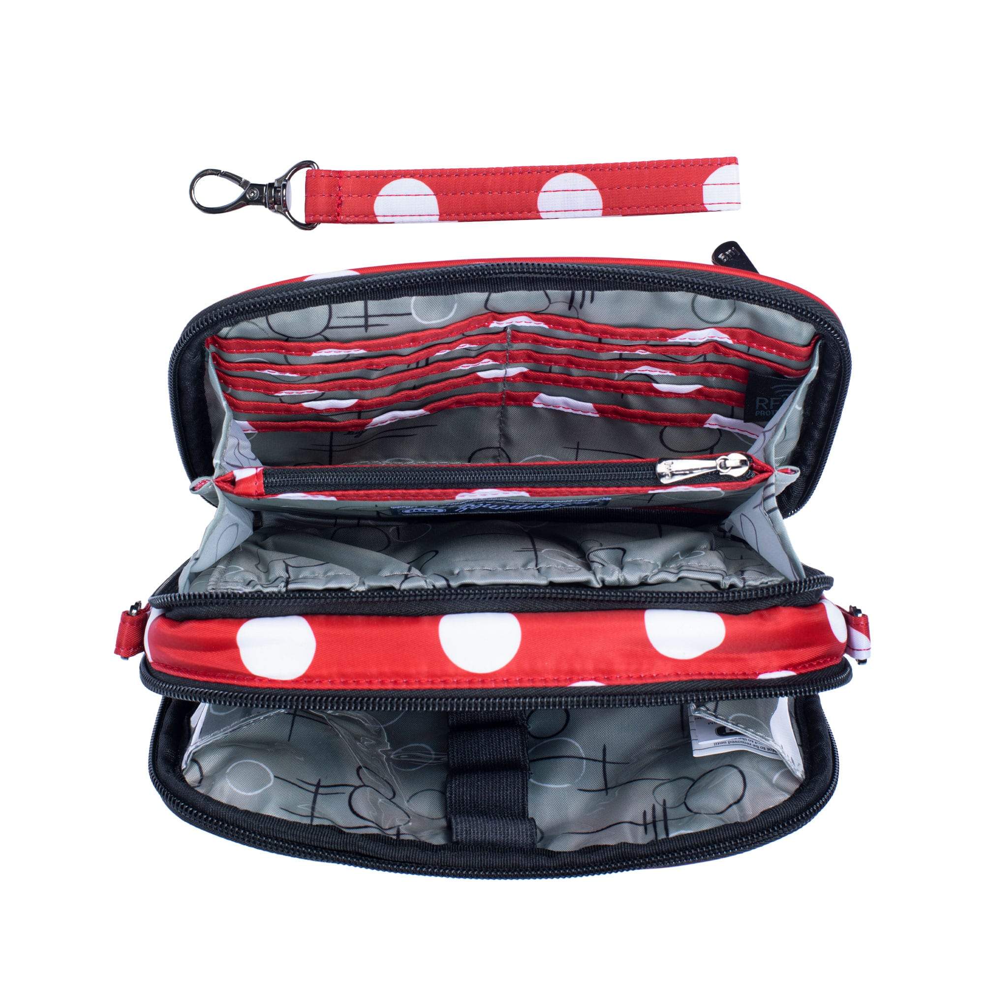 Roundabout 2 Convertible Wallet Crossbody - CRIMSON LARGE DOT - Roundabout2_CrimsonLgDot_05_c3e10e11-c351-4f28-acf4-1a3c915e74c1