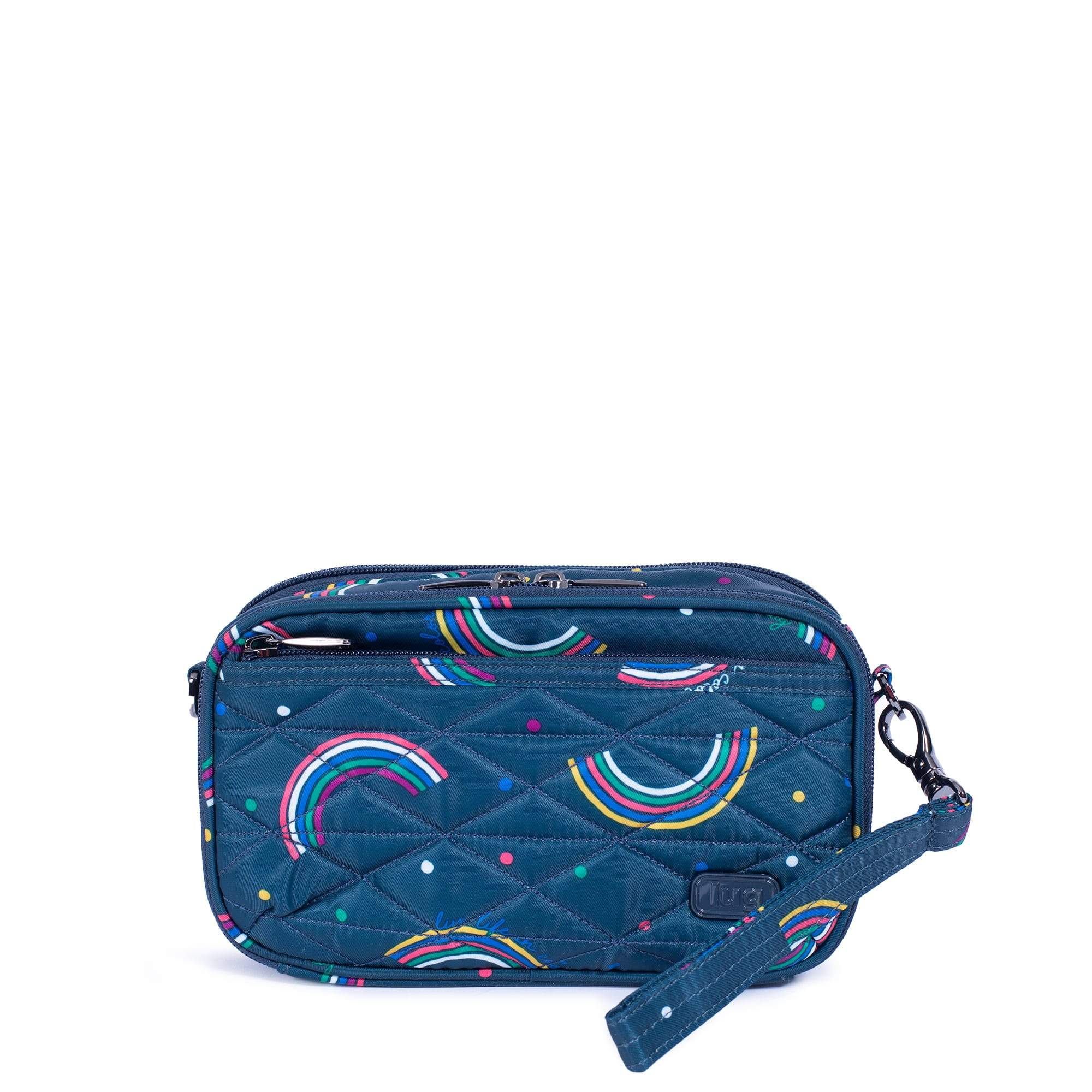 Roundabout 2 Convertible Wallet Crossbody - RAINBOW NAVY - Roundabout2_RainbowNavy_01