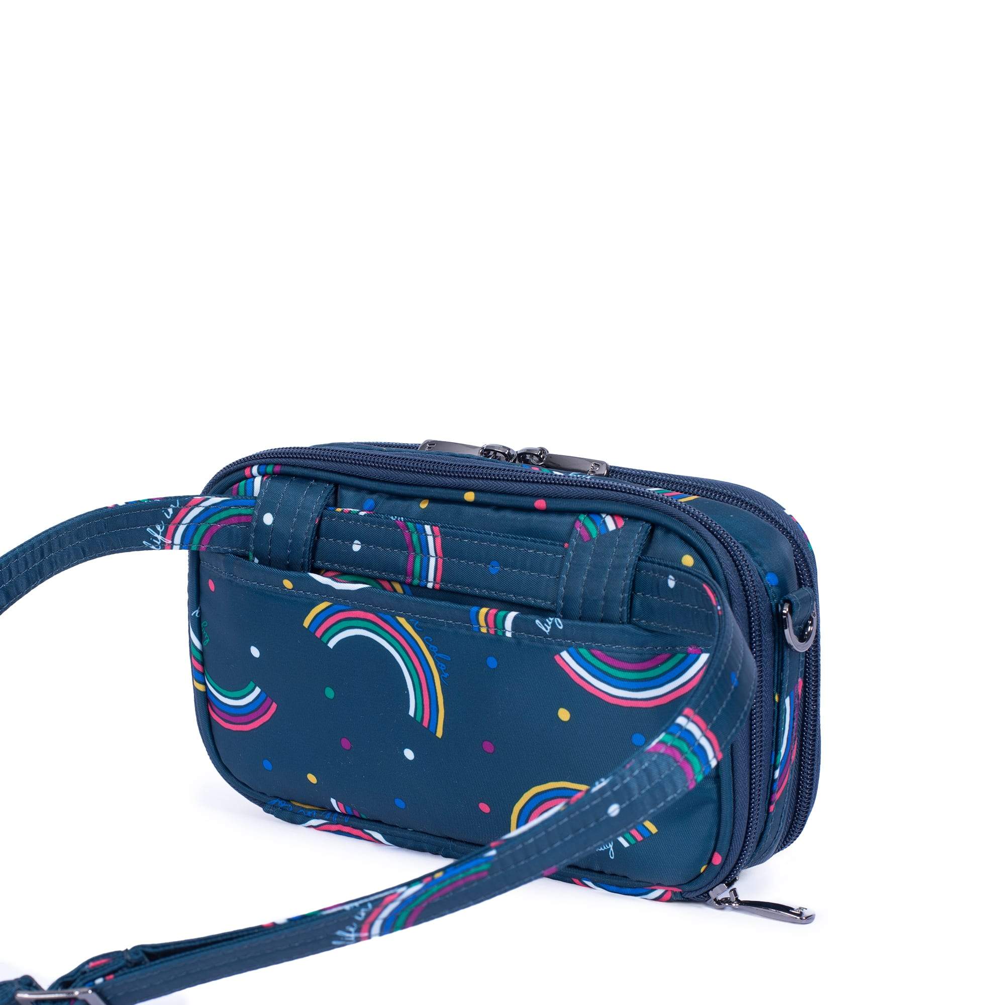 Roundabout 2 Convertible Wallet Crossbody - RAINBOW NAVY - Roundabout2_RainbowNavy_04