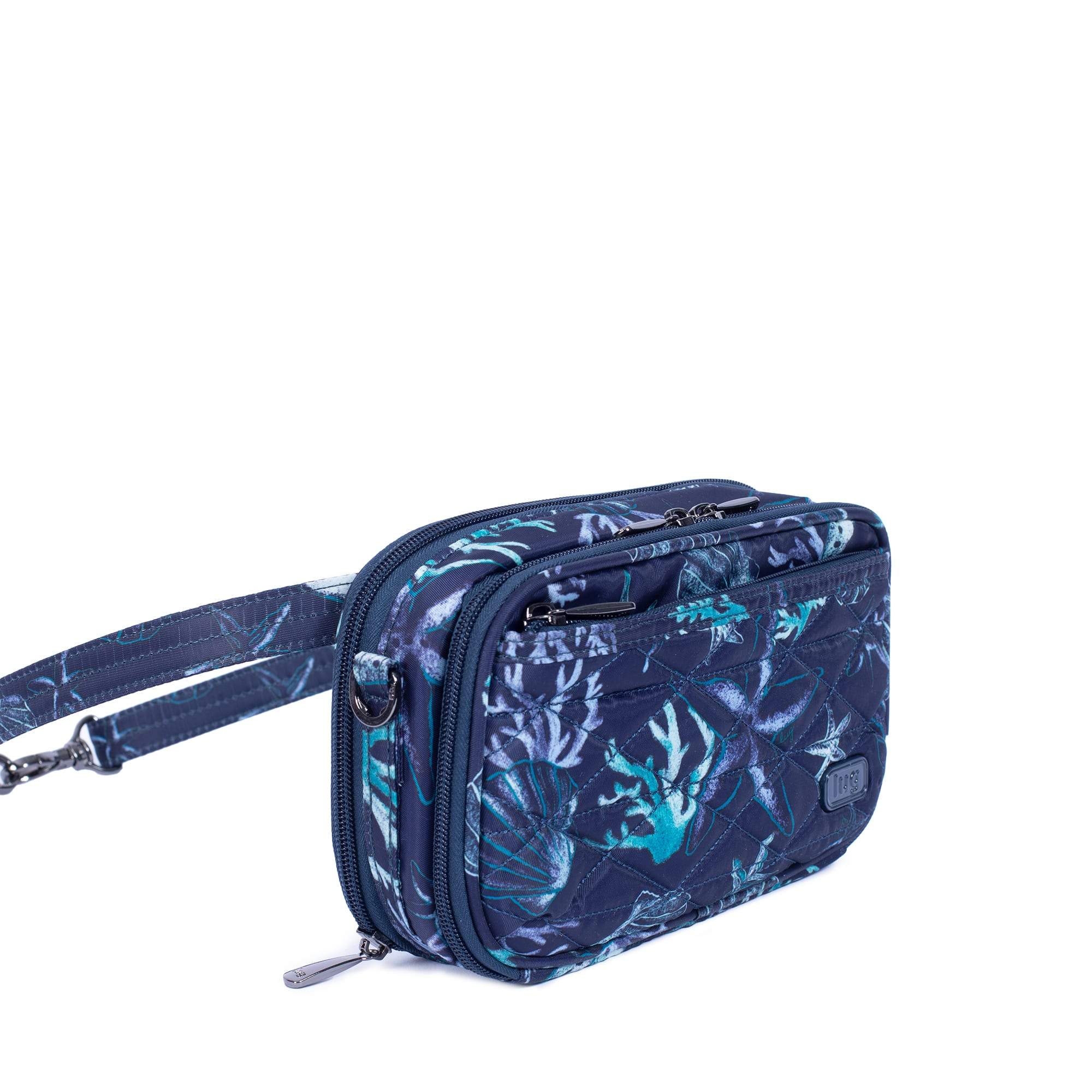 Roundabout 2 Convertible Wallet Crossbody - STARS AND SHELLS NAVY - Roundabout2_StarsAndShells_02