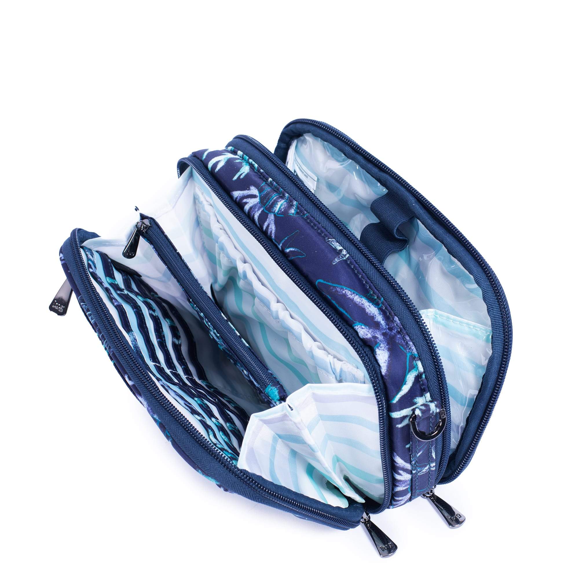 Roundabout 2 Convertible Wallet Crossbody - STARS AND SHELLS NAVY - Roundabout2_StarsAndShells_05