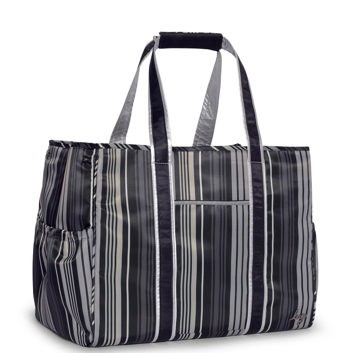 Rover X-Large Carry-All Tote - LOVE STRIPE BLACK - Rover_LoveStripeBlack_02