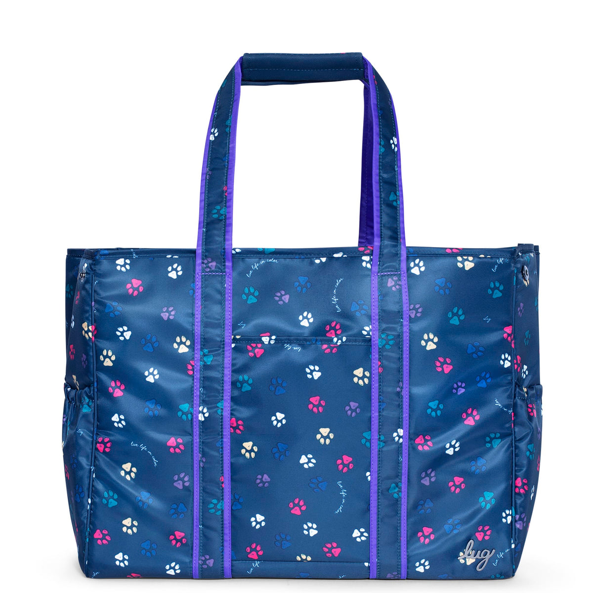 Rover X-Large Carry-All Tote - PAWS NAVY - Rover_PawsNavy_01