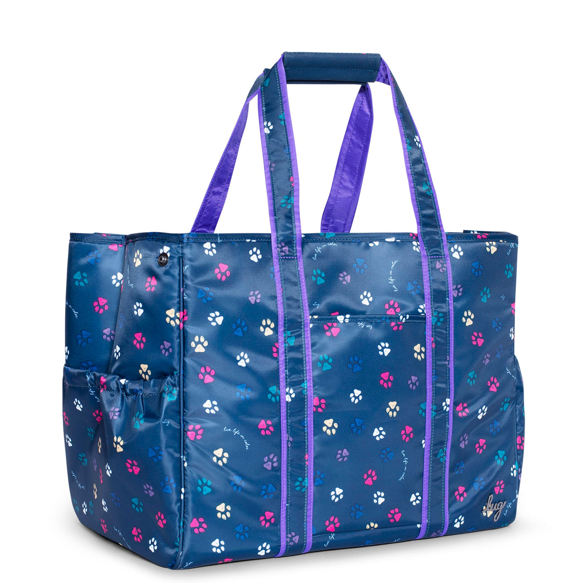 Rover X-Large Carry-All Tote - PAWS NAVY - Rover_PawsNavy_02