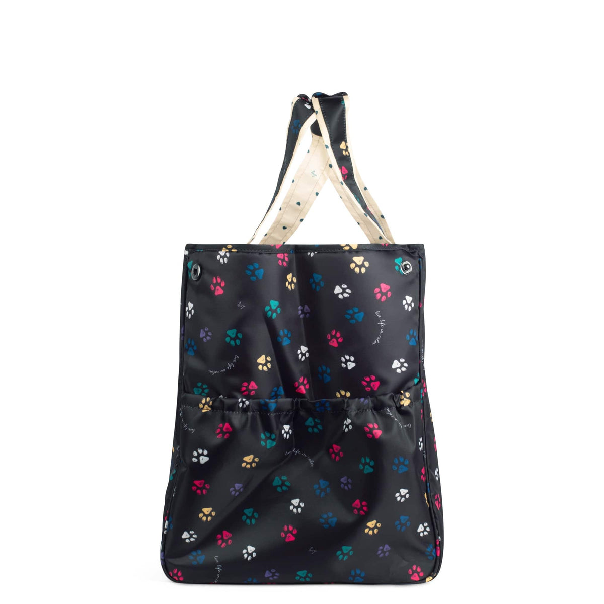 Rover X-Large Carry-All Tote - PAWS BLACK - Rover_Paws_Black_03