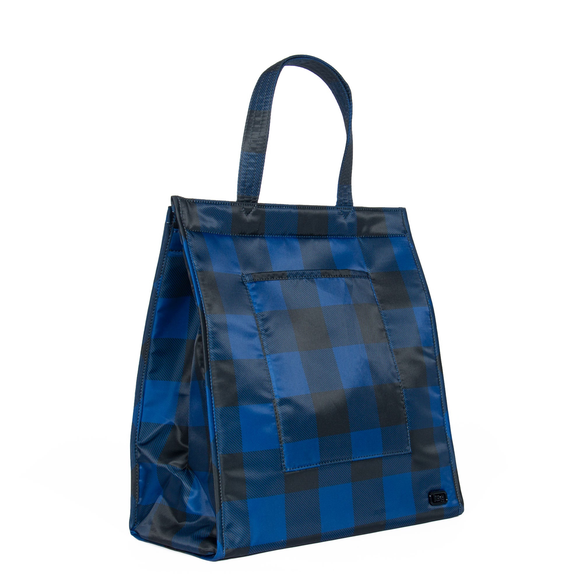 Runner 2pc Tote Bags - BUFFALO CHECK BLUE - Runner1_BuffaloCheckBlue_02