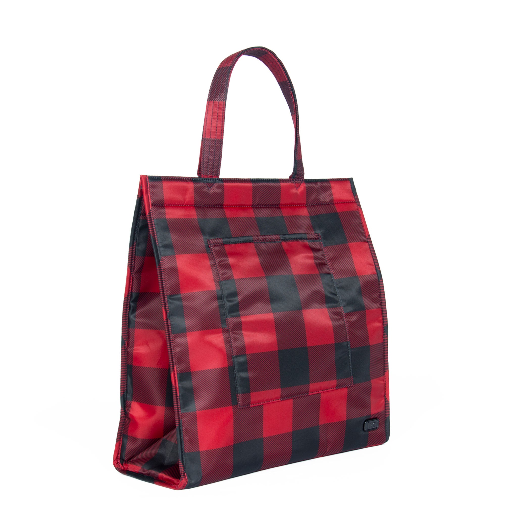Runner 2pc Tote Bags - BUFFALO CHECK RED - Runner1_BuffaloCheckRed_02
