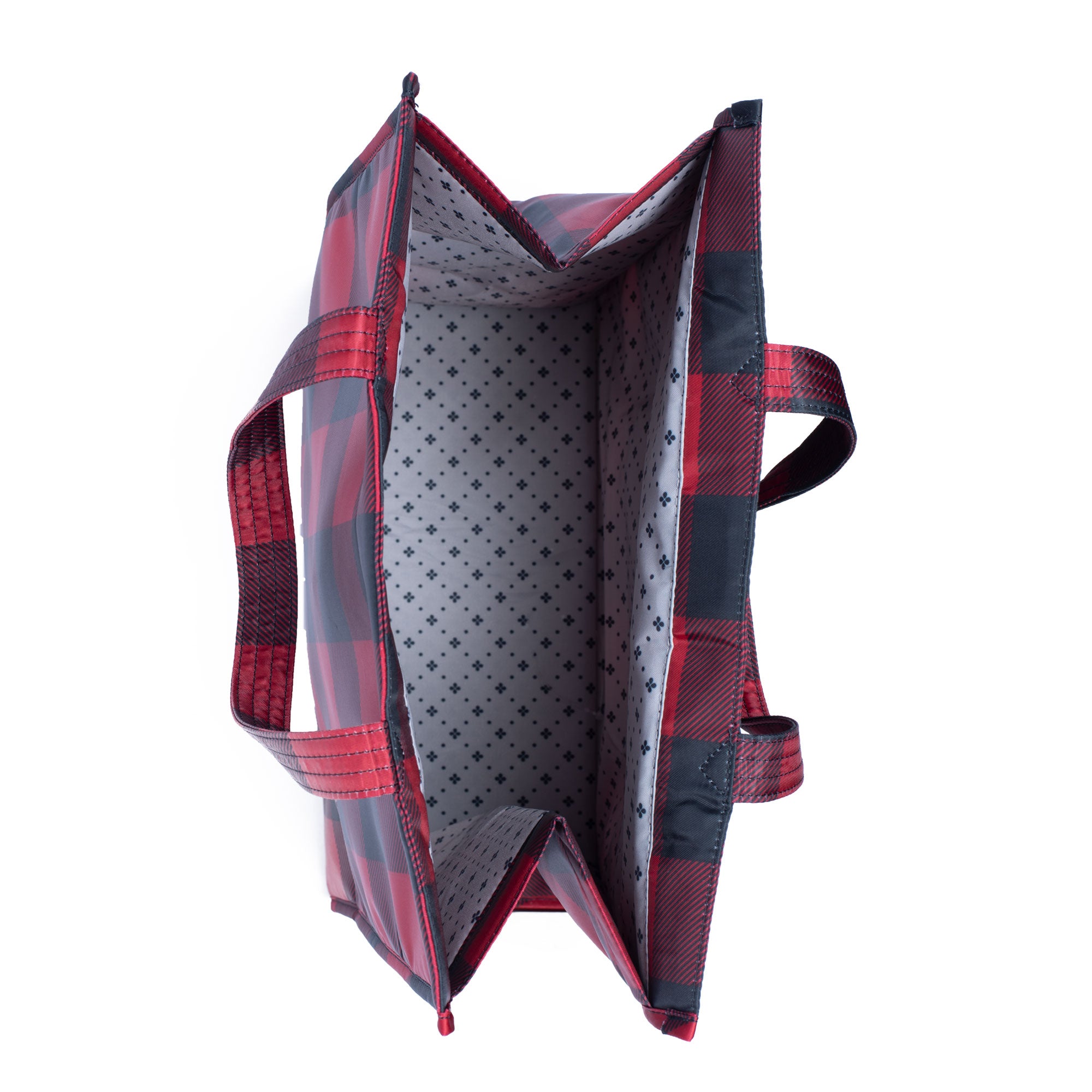 Runner 2pc Tote Bags - BUFFALO CHECK RED - Runner1_BuffaloCheckRed_05