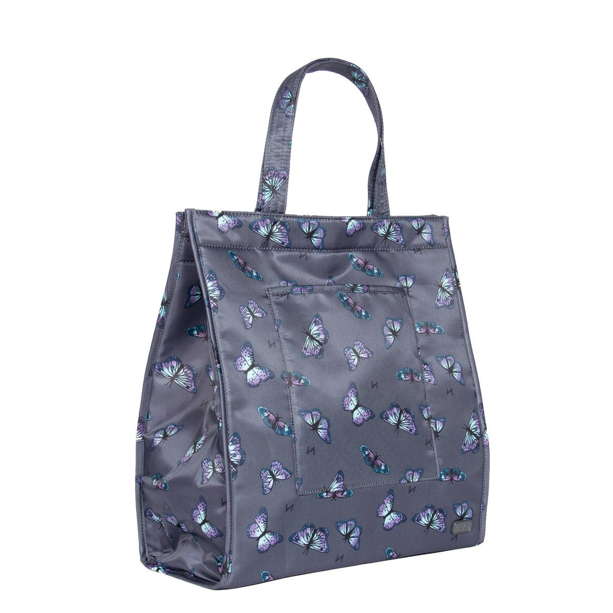Runner 2pc Tote Bags - BUTTERFLY GREY - Runner1_ButterflyGrey_02