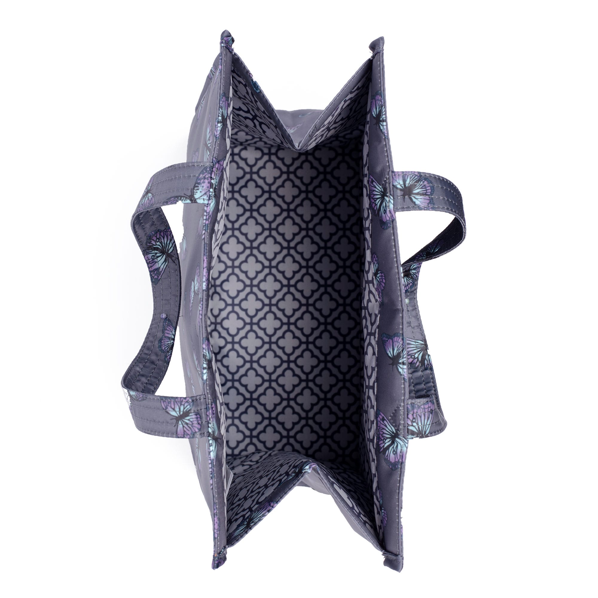 Runner 2pc Tote Bags - BUTTERFLY GREY - Runner1_ButterflyGrey_05