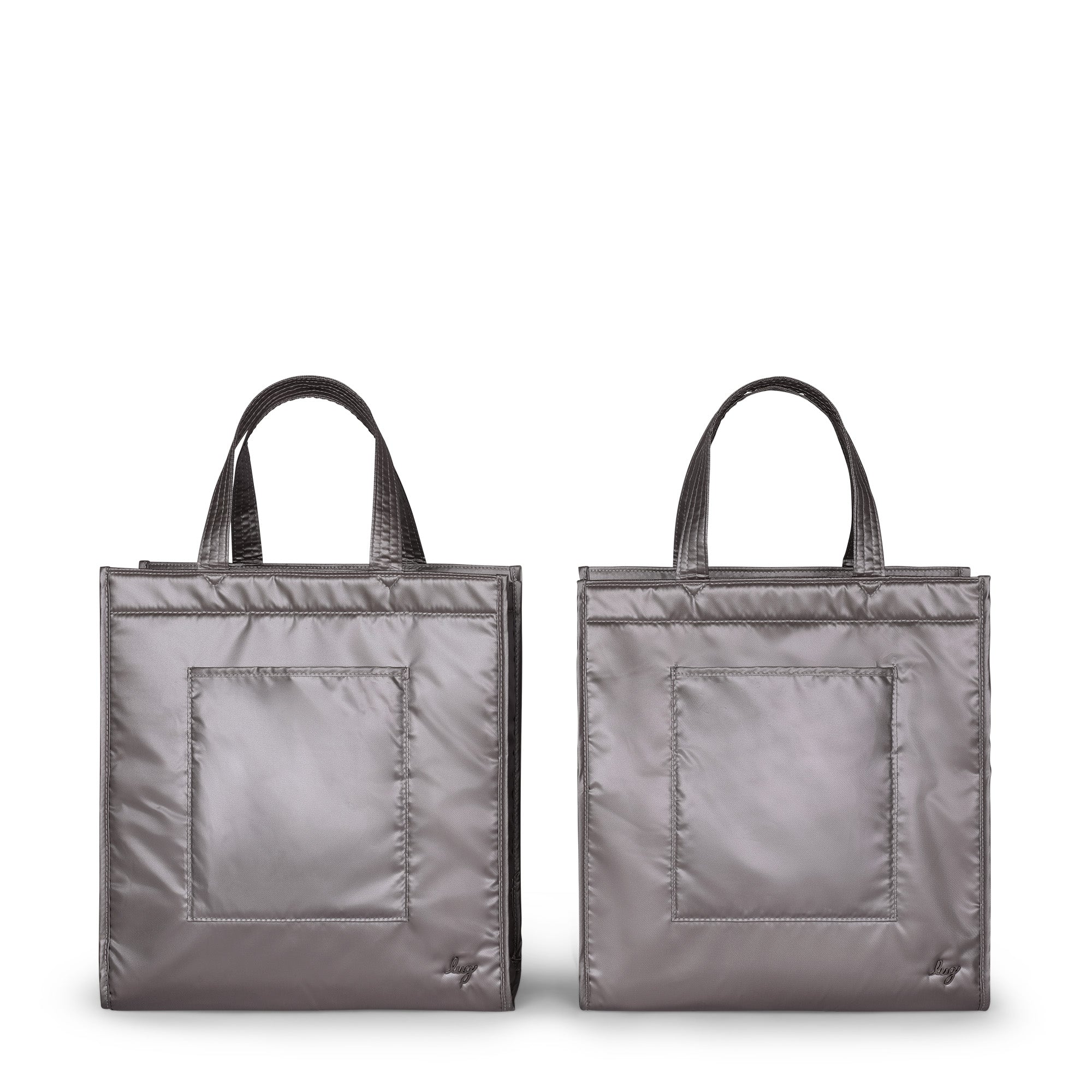 Runner 2pc Tote Bags - METALLIC PEARL - Runner2pc_MetallicPearl_01