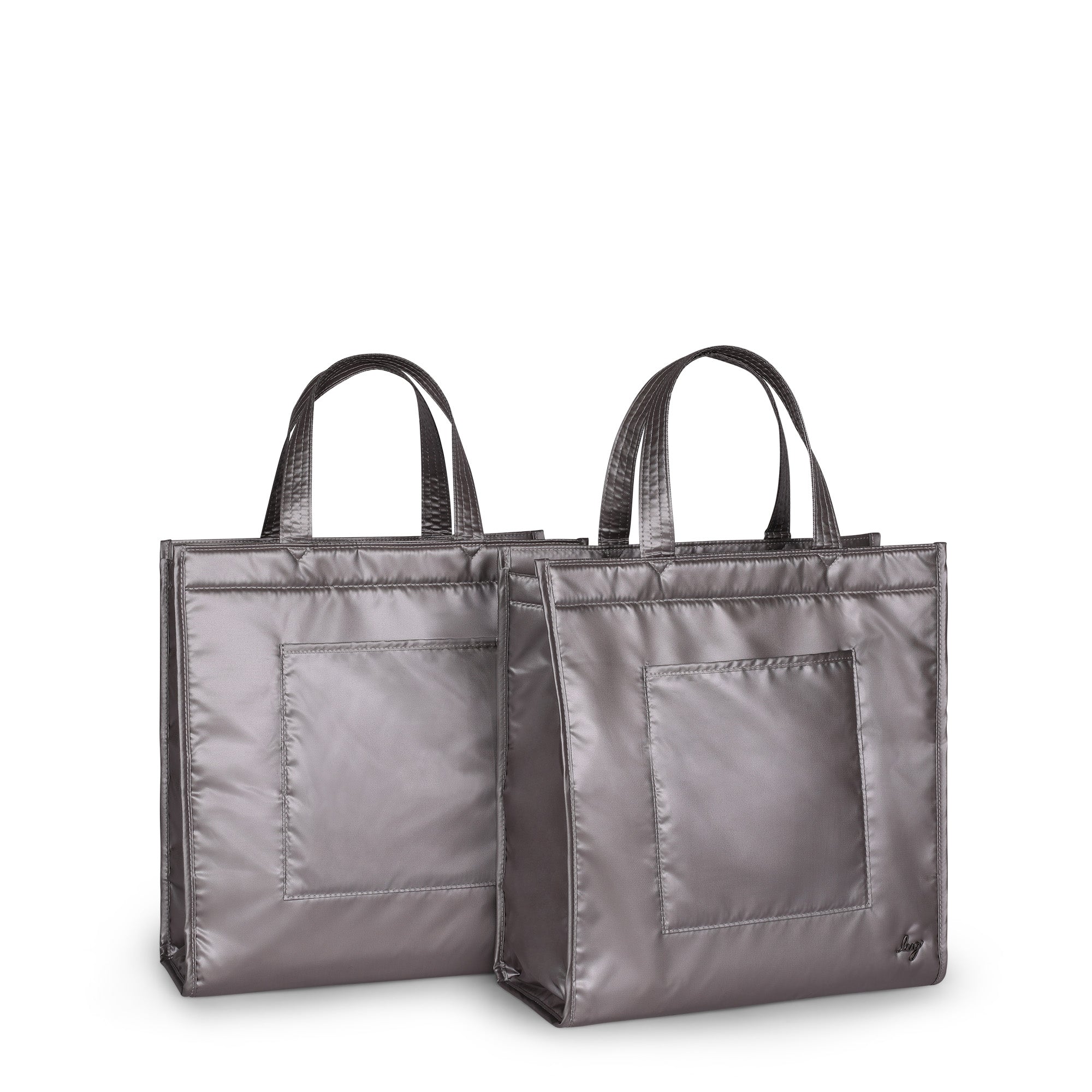Runner 2pc Tote Bags - METALLIC PEARL - Runner2pc_MetallicPearl_02