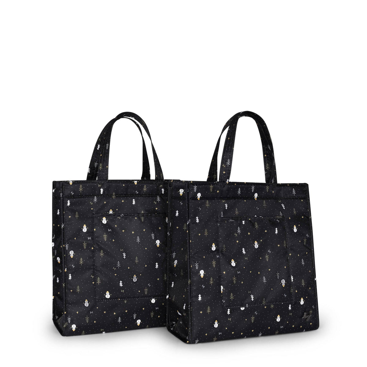 Runner 2pc Tote Bags - SNOWMAN TREES - Runner2pc_SnowmanTrees_02