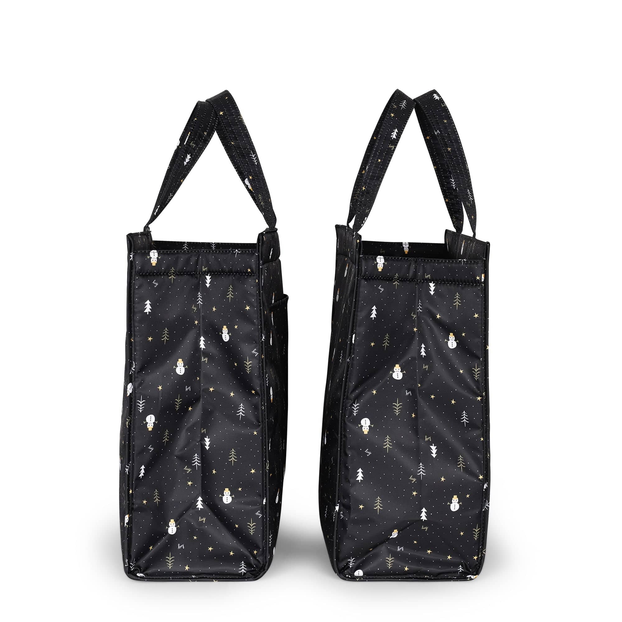 Runner 2pc Tote Bags - SNOWMAN TREES - Runner2pc_SnowmanTrees_03