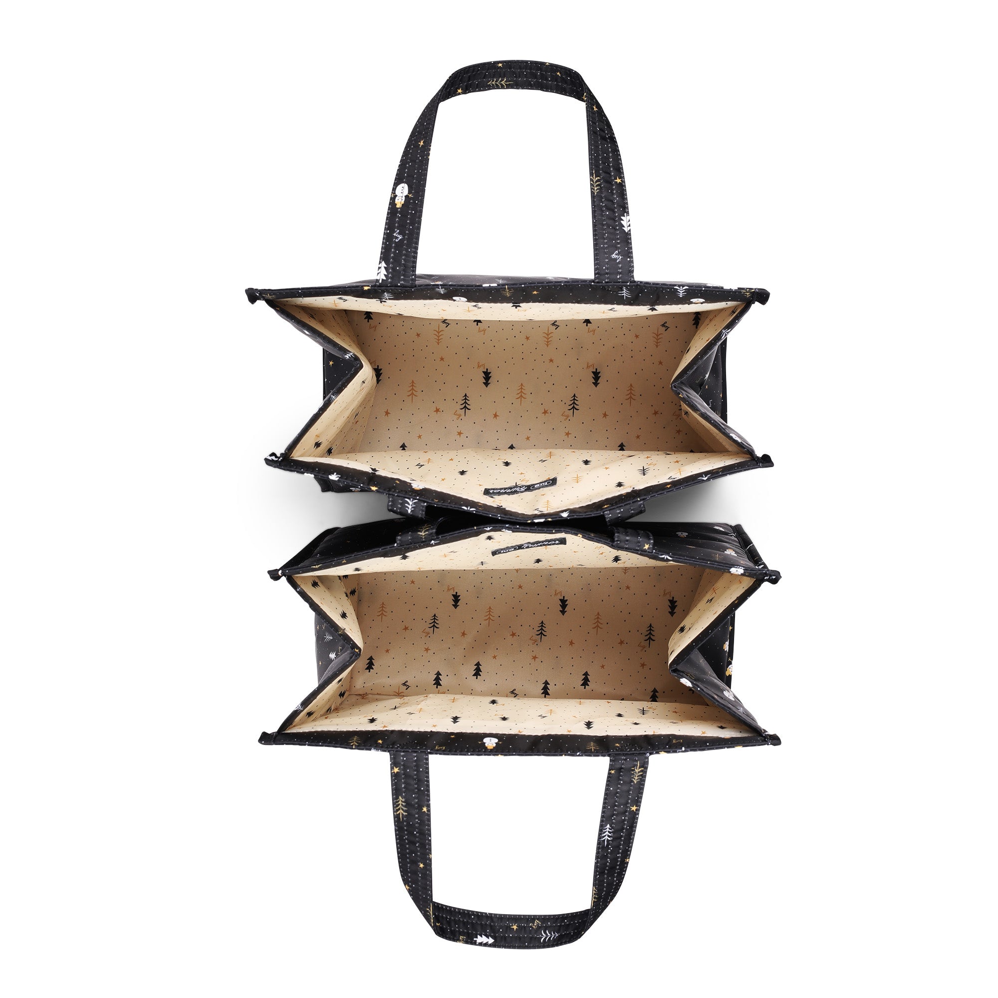 Runner 2pc Tote Bags - SNOWMAN TREES - Runner2pc_SnowmanTrees_05