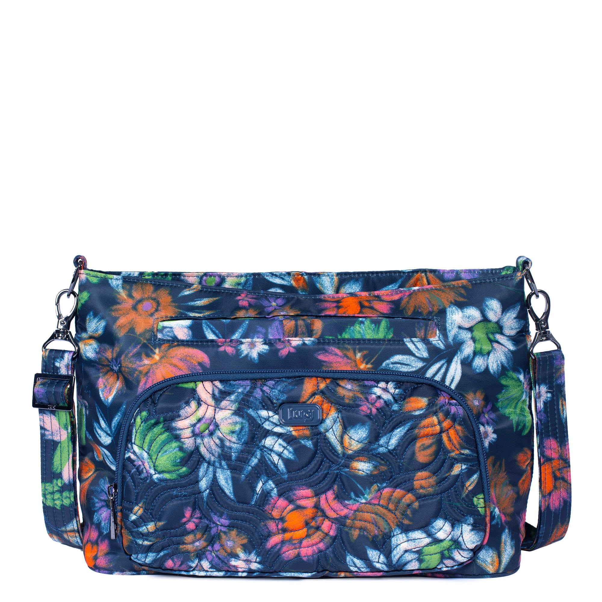 Samba XL Convertible Crossbody Bag - BLOOM NAVY - SambaXL_BloomNavy_01