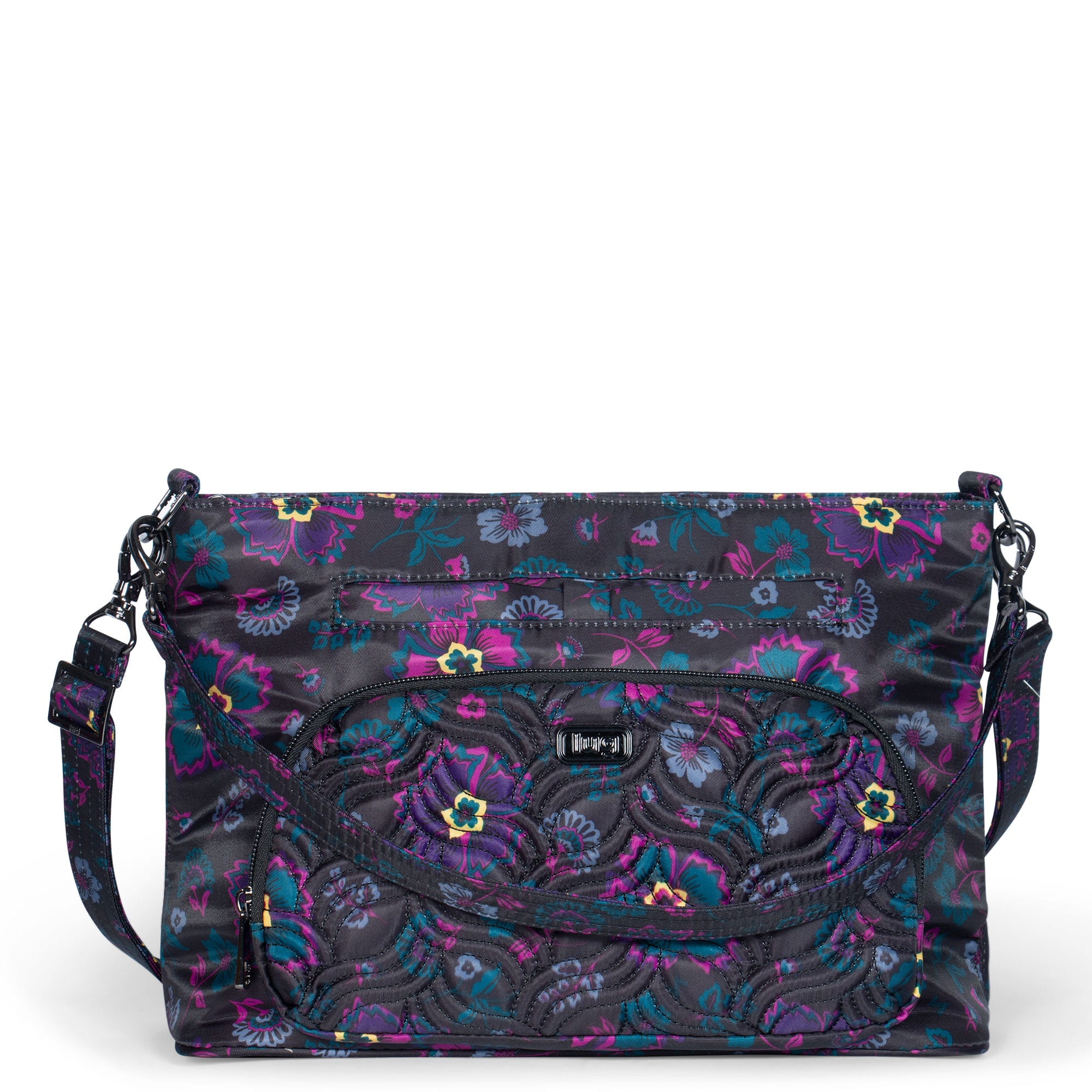 Samba XL Convertible Crossbody Bag - BOHO FLORAL BLACK - SambaXL_BohoFloralBlack_01