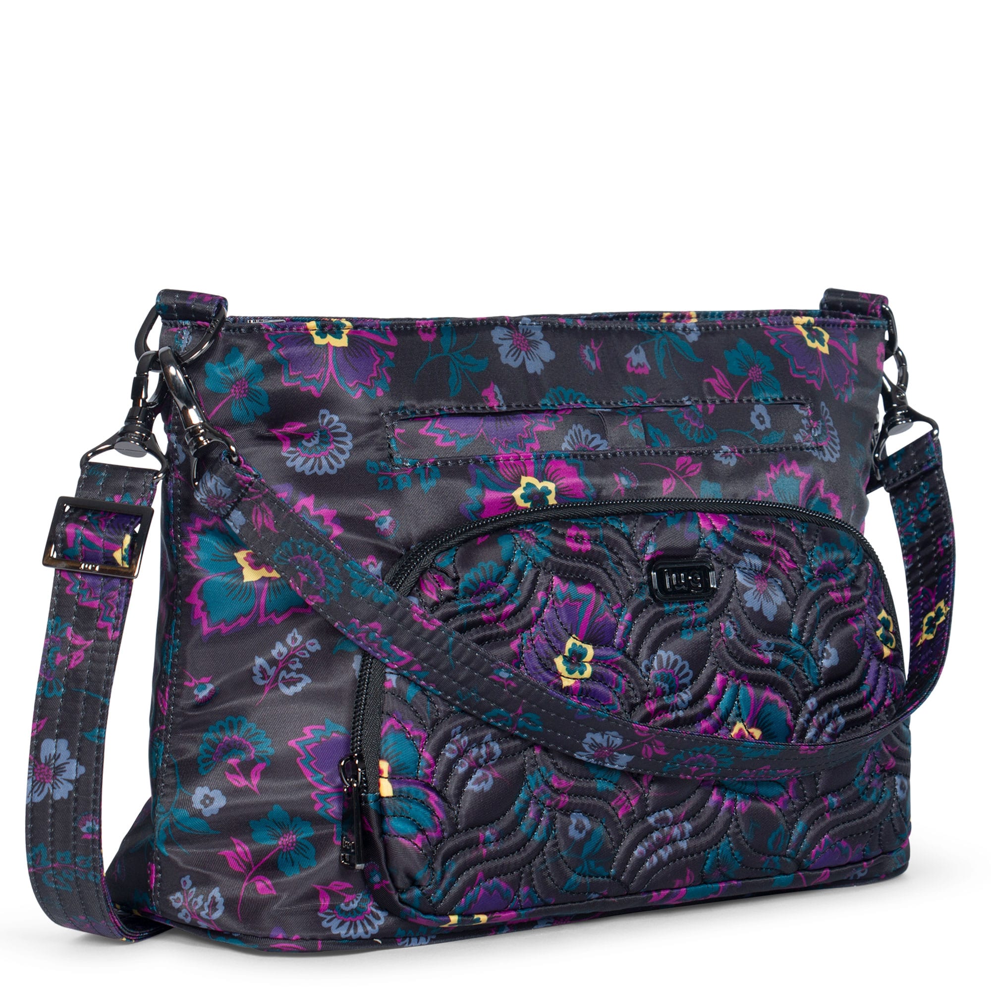 Samba XL Convertible Crossbody Bag - BOHO FLORAL BLACK - SambaXL_BohoFloralBlack_02