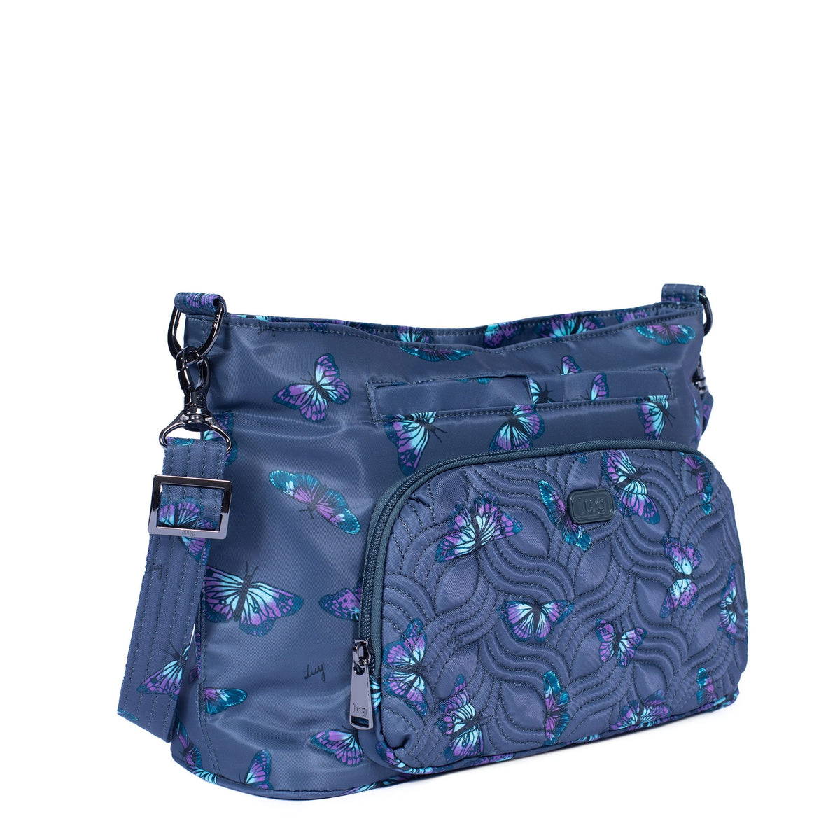 Samba XL Convertible Crossbody Bag - BUTTERFLY GREY - SambaXL_ButterflyGrey_02