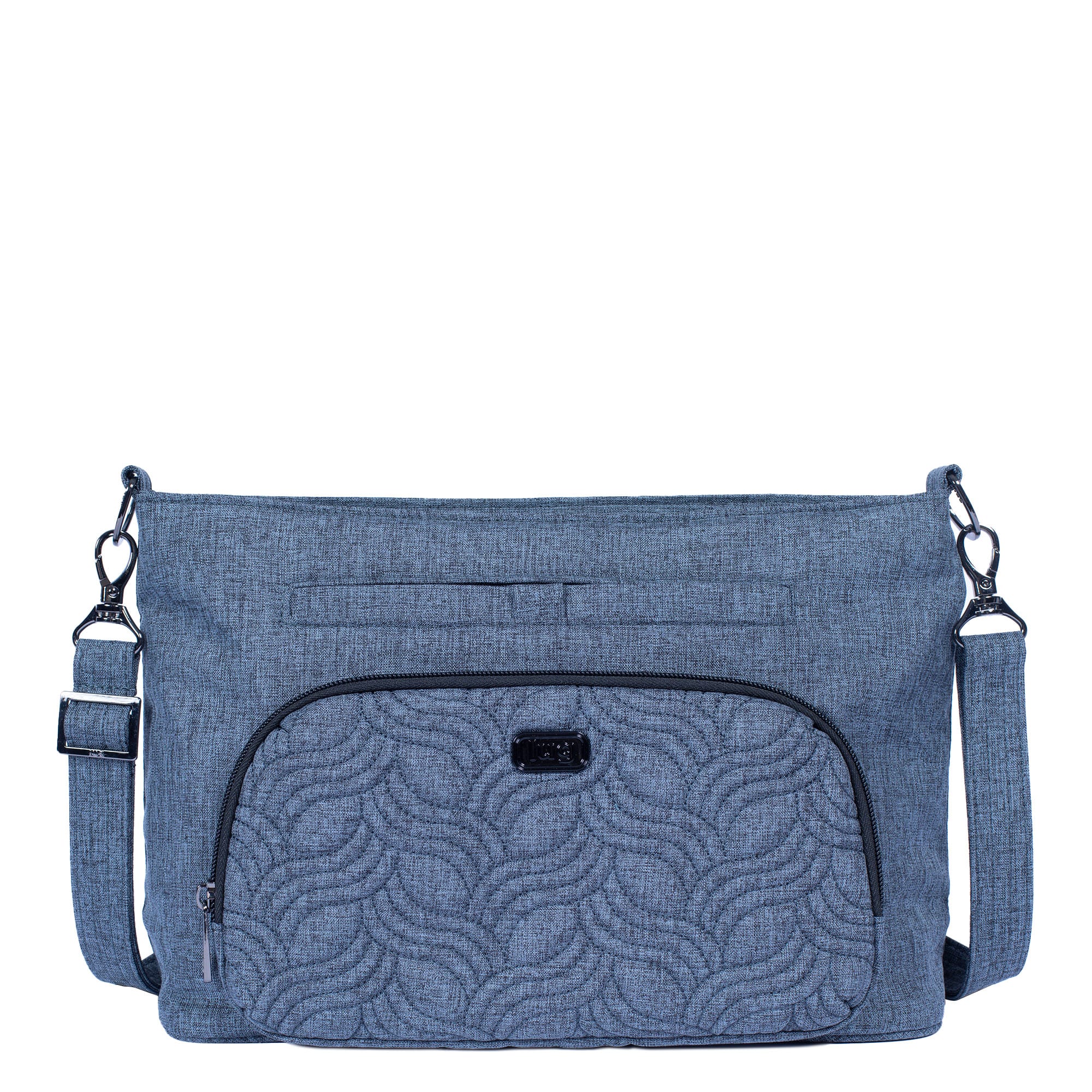 Samba XL Convertible Crossbody Bag - HEATHER GREY - SambaXL_HRGrey_01