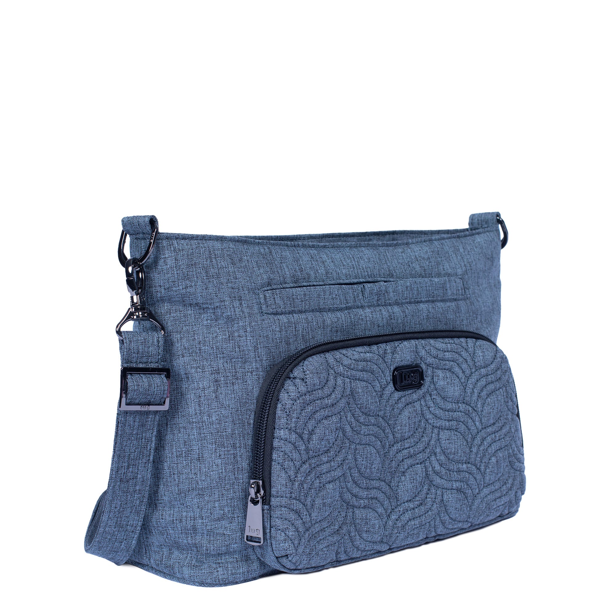 Samba XL Convertible Crossbody Bag - HEATHER GREY - SambaXL_HRGrey_02