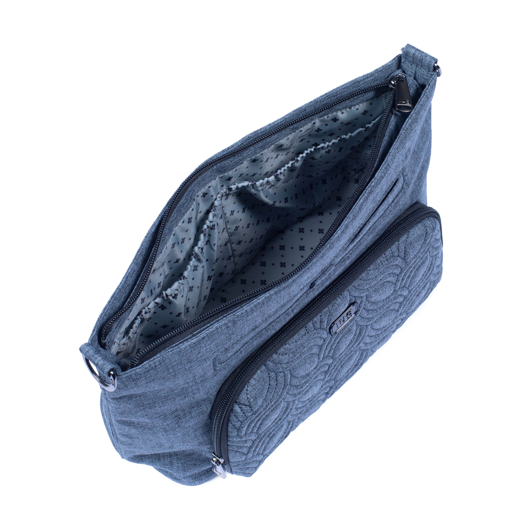 Samba XL Convertible Crossbody Bag - HEATHER GREY - SambaXL_HRGrey_05