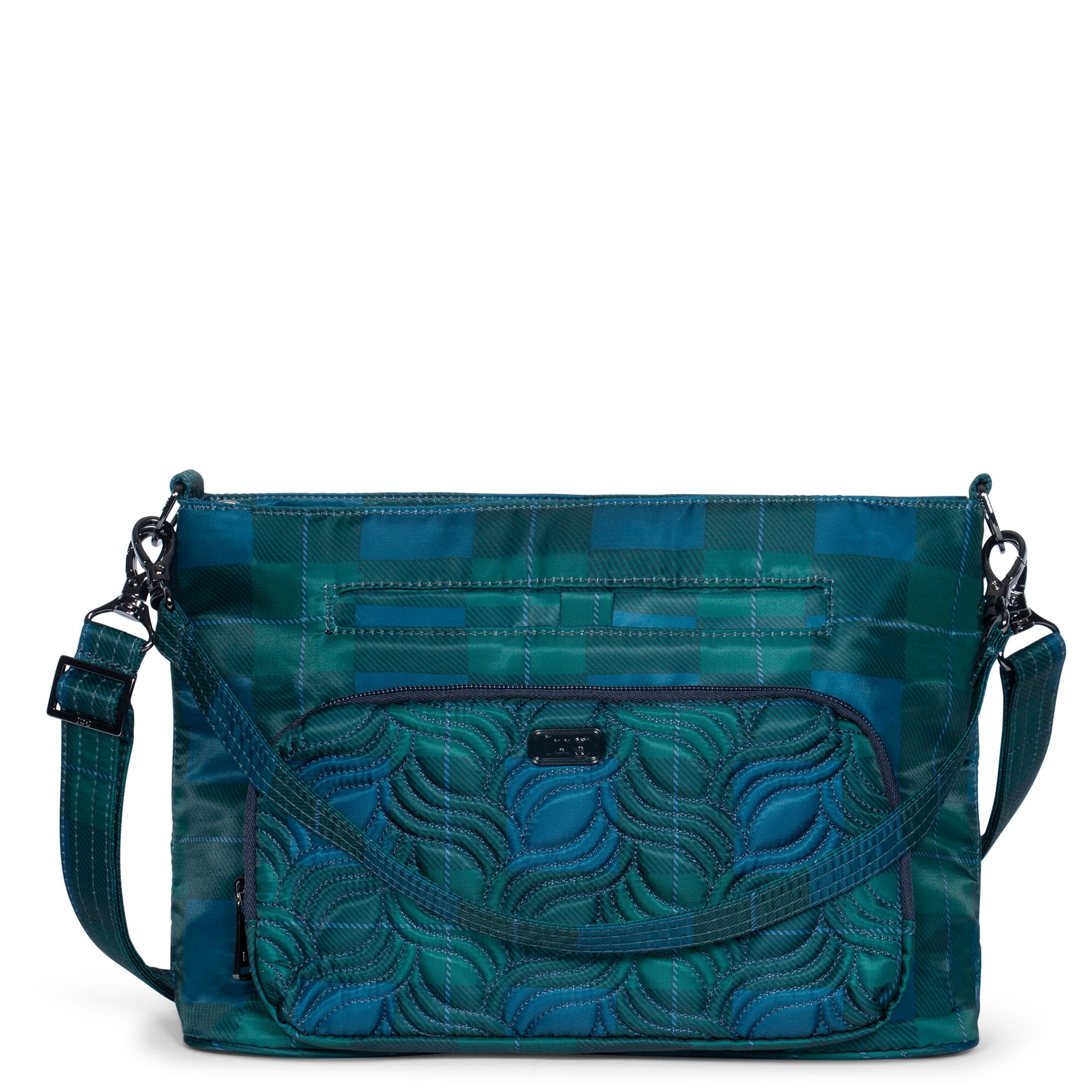 Samba XL Convertible Crossbody Bag - POP PLAID NAVY - SambaXL_PopPlaidNavy_01