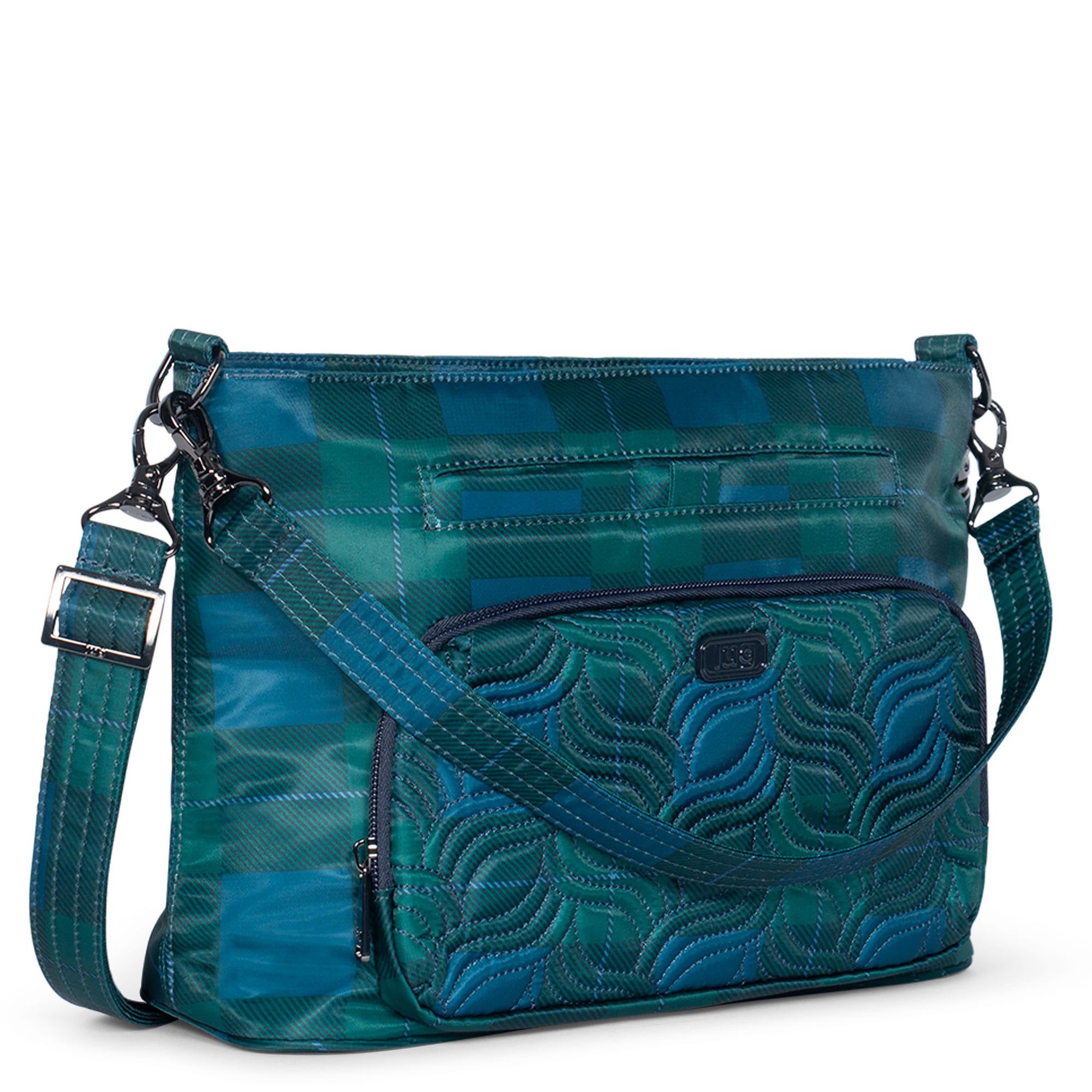 Samba XL Convertible Crossbody Bag - POP PLAID NAVY - SambaXL_PopPlaidNavy_02
