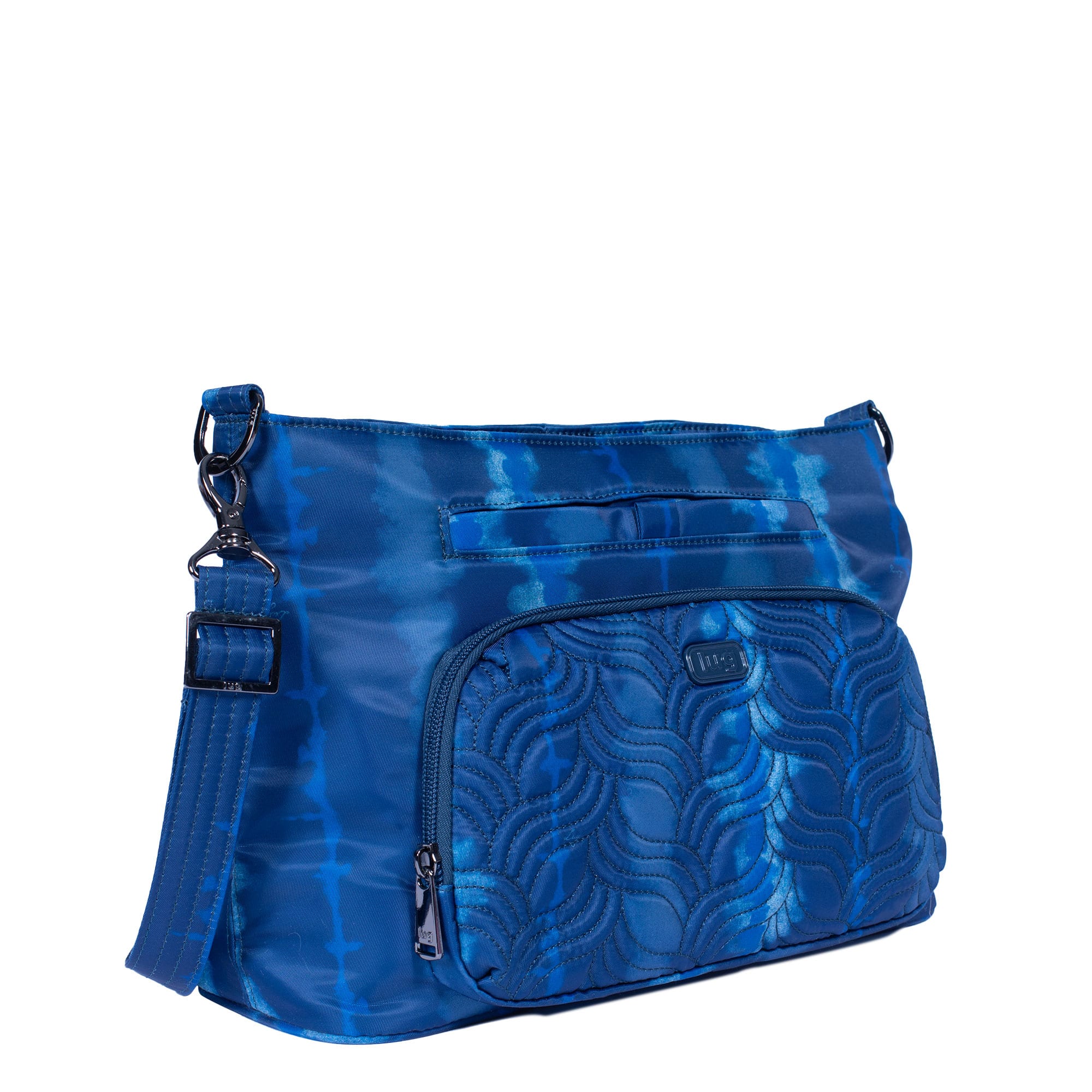Samba XL Convertible Crossbody Bag - SHIBORI BLUE - SambaXL_ShiboriBlue_02